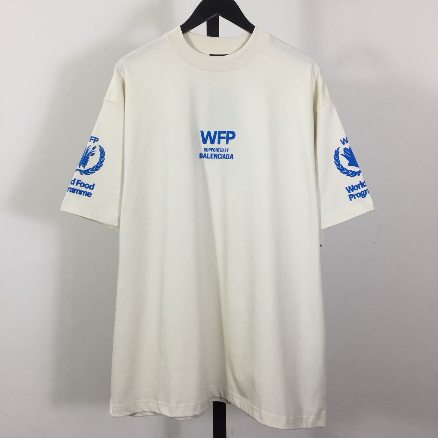 Balenciaga Cotton WFP Oversized Logo T-Shirt - FashionPlug