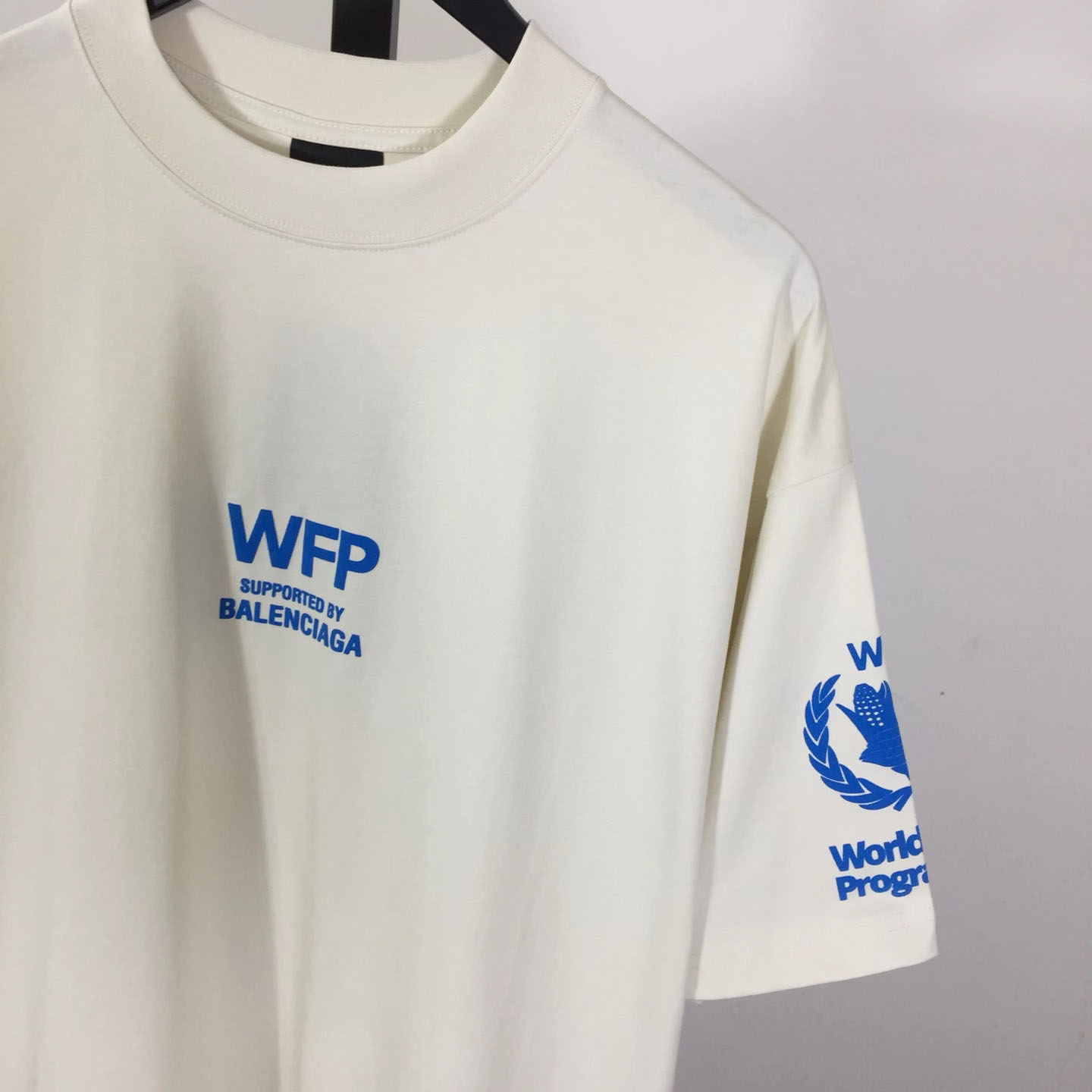 Balenciaga Cotton WFP Oversized Logo T-Shirt - FashionPlug