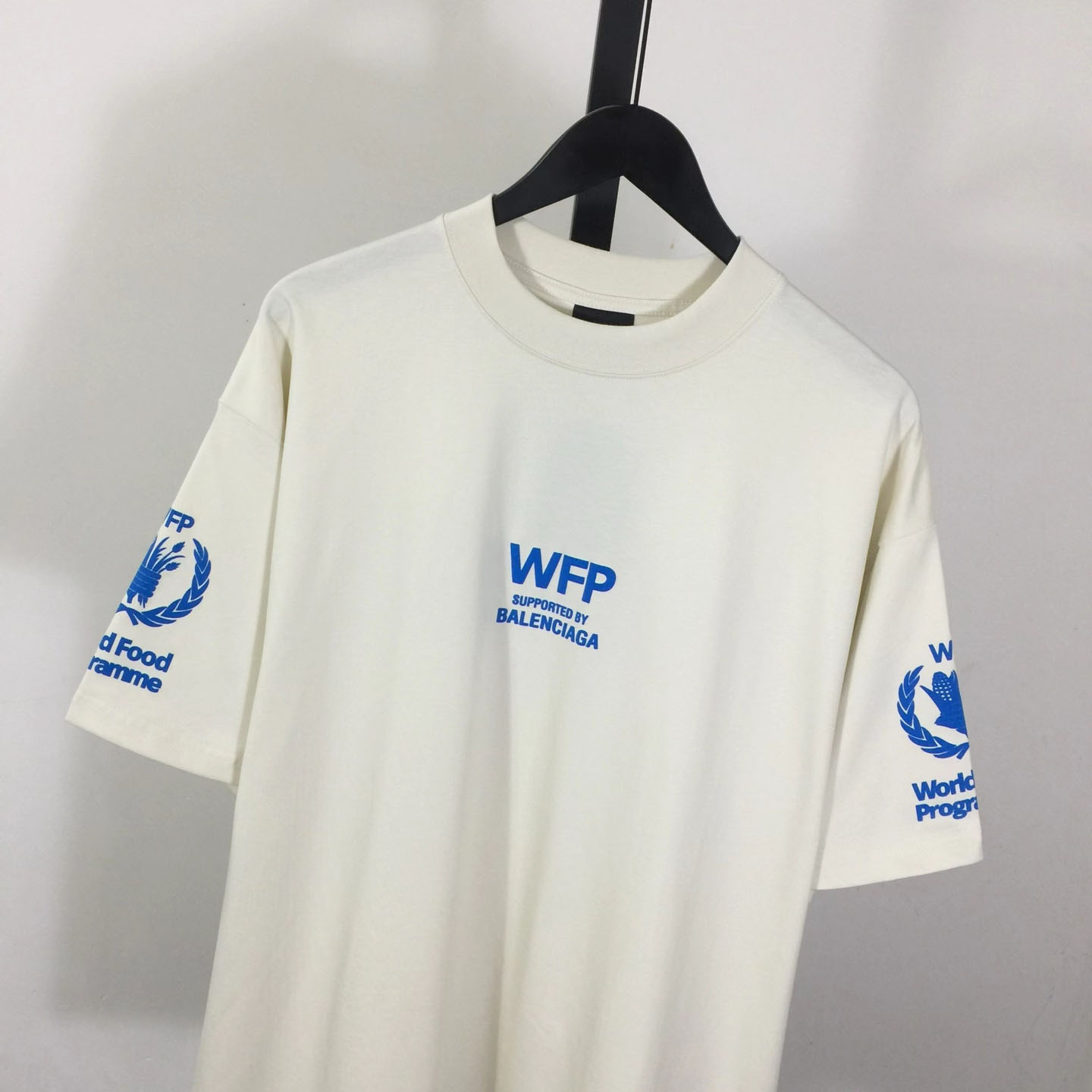 Balenciaga Cotton WFP Oversized Logo T-Shirt - FashionPlug
