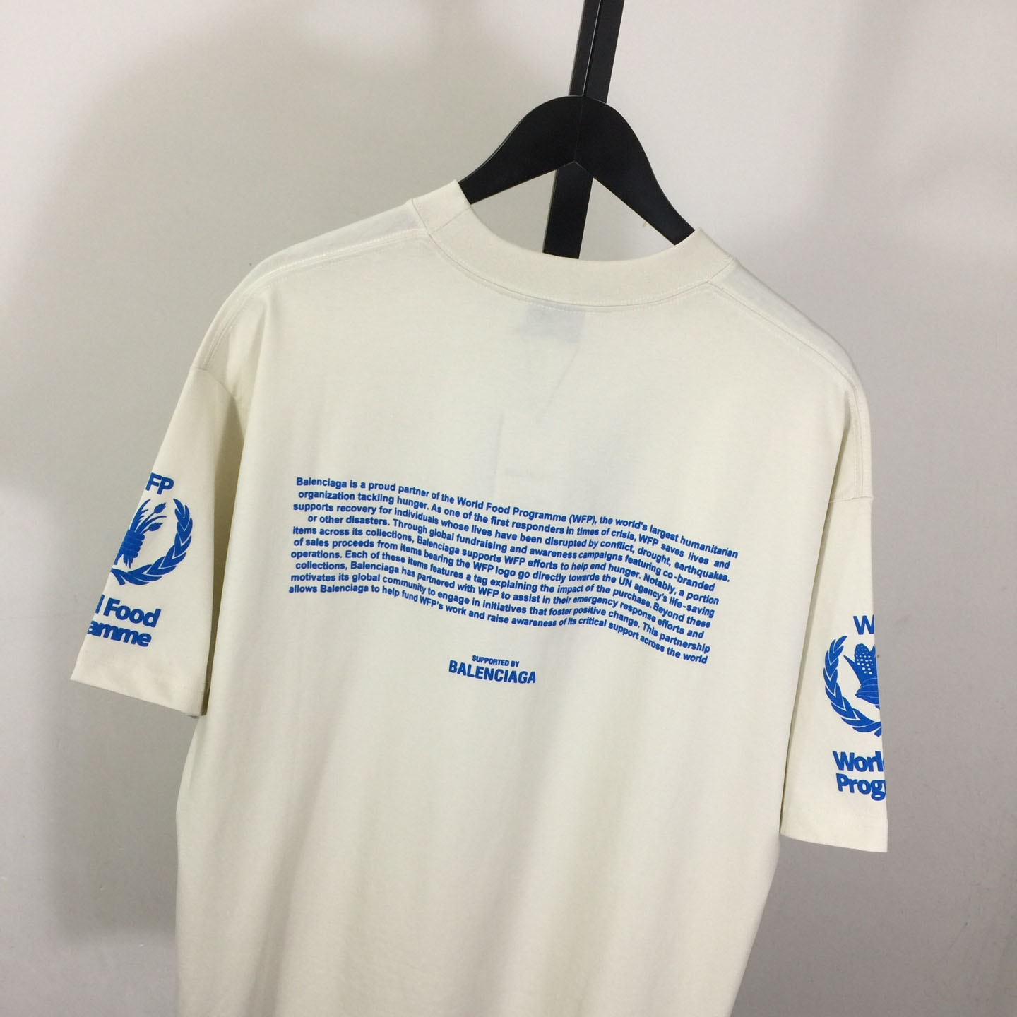 Balenciaga Cotton WFP Oversized Logo T-Shirt - FashionPlug