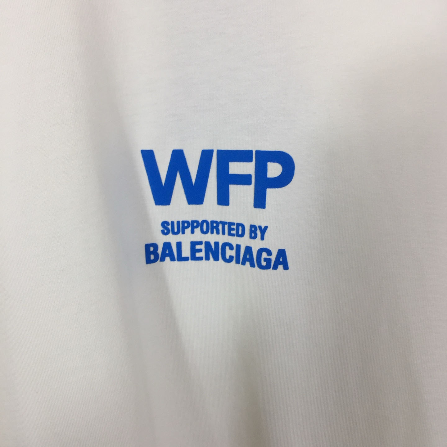 Balenciaga Cotton WFP Oversized Logo T-Shirt - FashionPlug