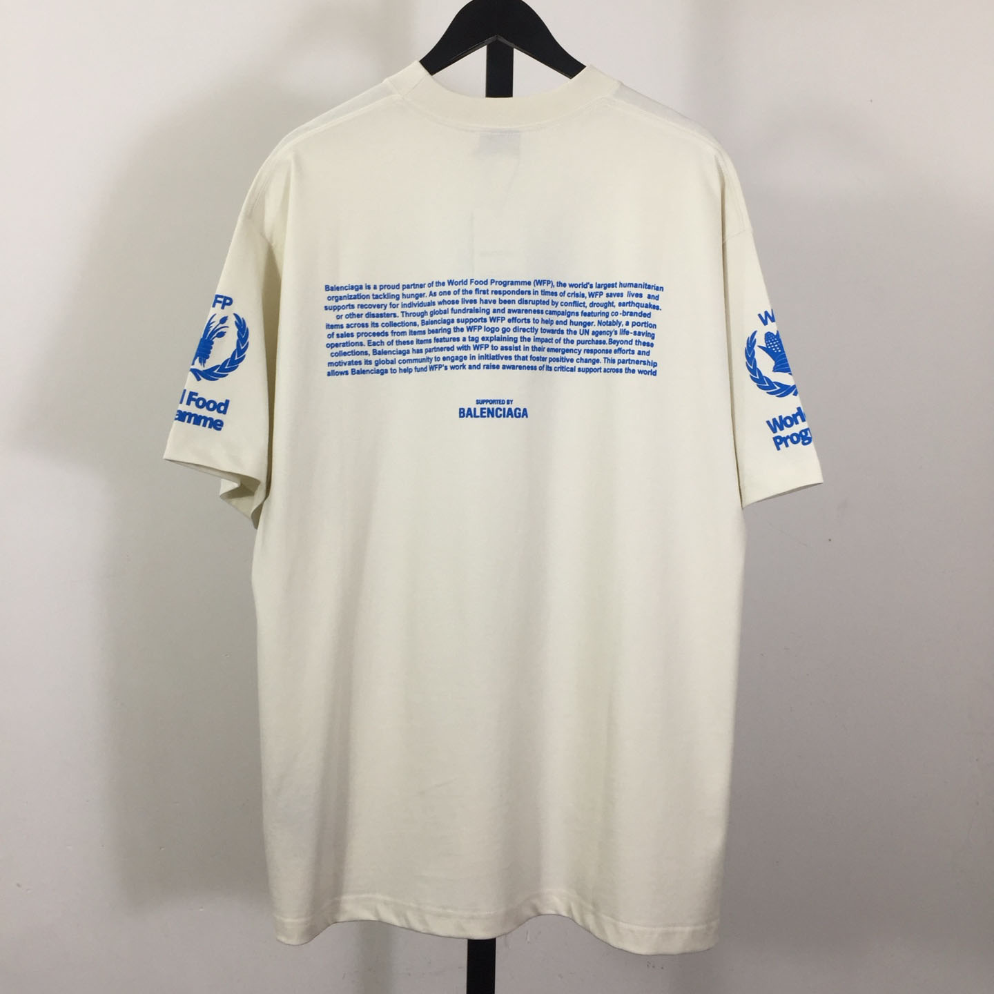 Balenciaga Cotton WFP Oversized Logo T-Shirt - FashionPlug