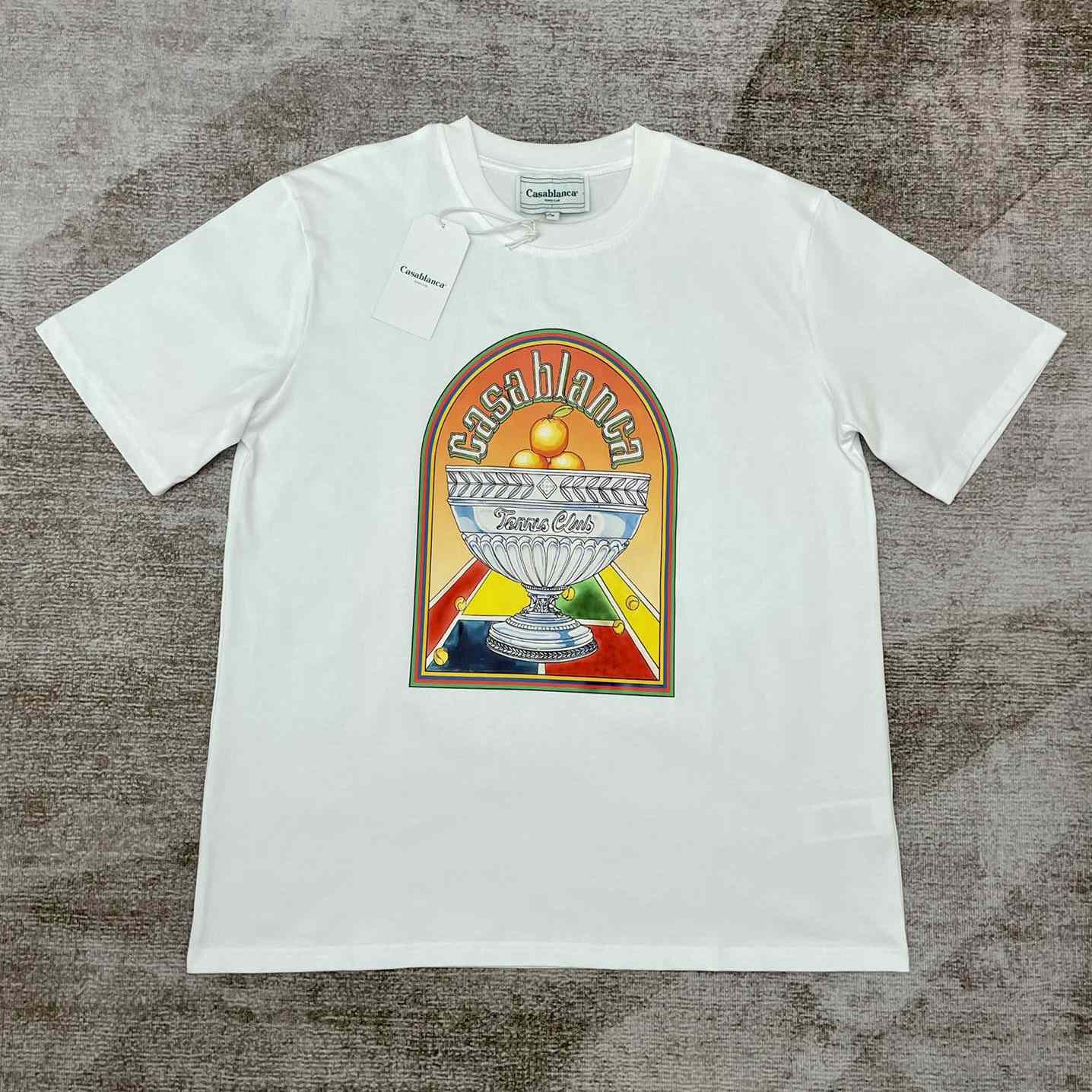 Casablanca Printed T-Shirt 'Terrain D'Orange' CA5045 - FashionPlug