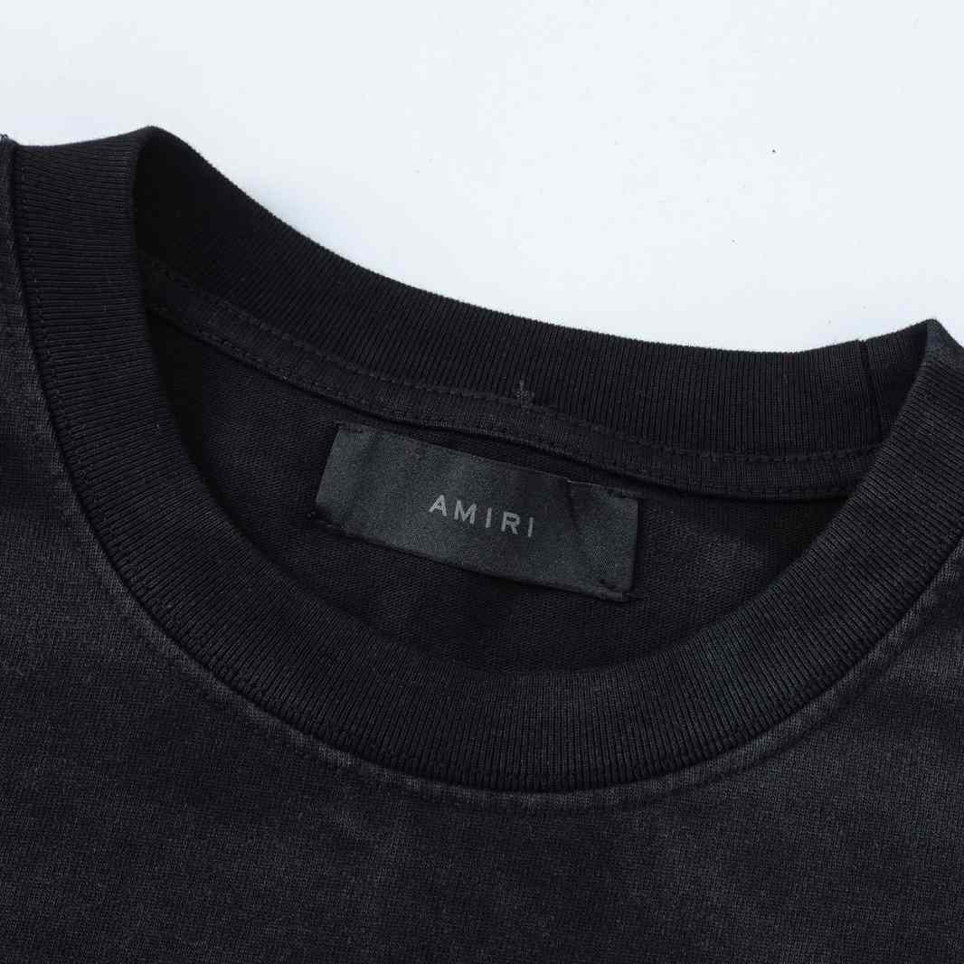 Amiri  Chateau Stamp Oversized Tee - FashionPlug
