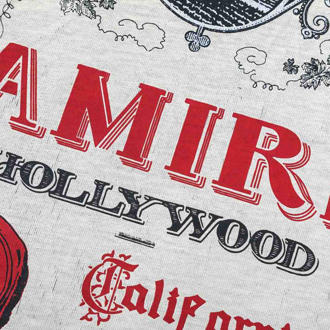 Amiri  Chateau Stamp Oversized Tee - FashionPlug