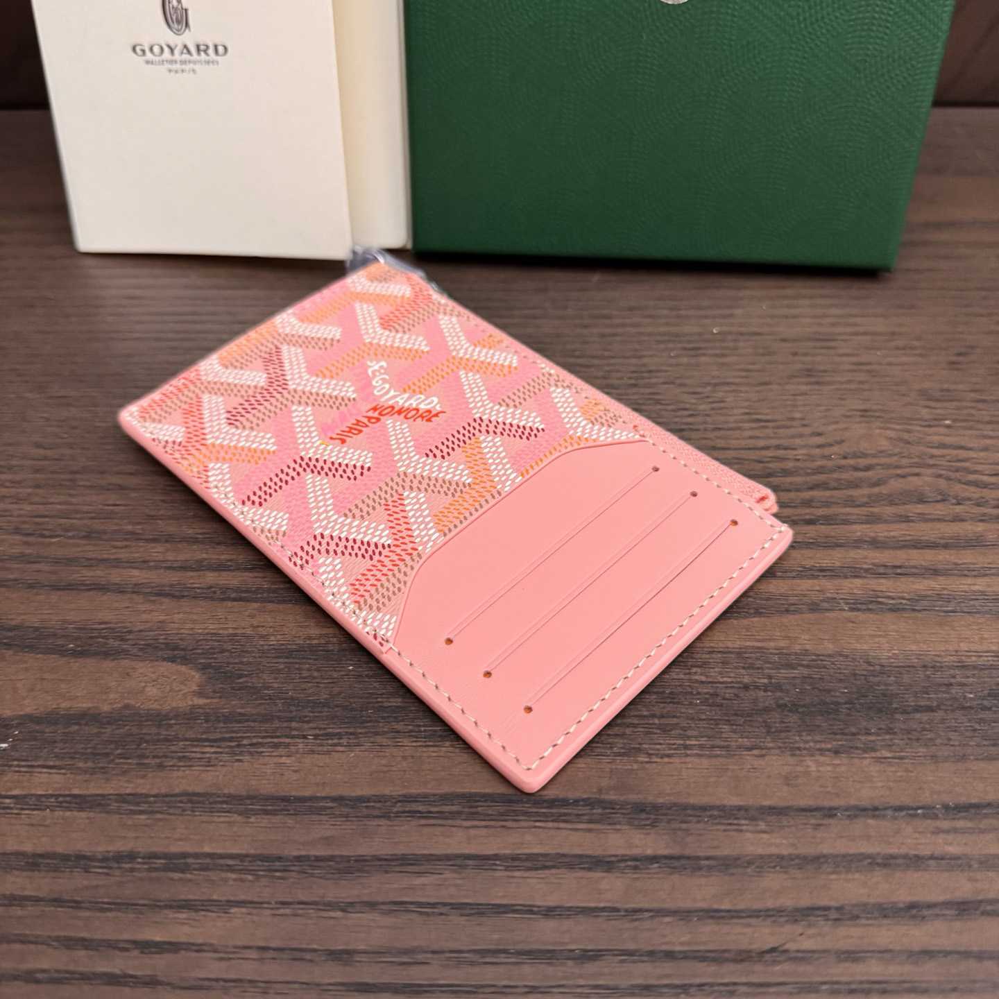 Goyard Bourbon Zipped Card Holder - FashionPlug