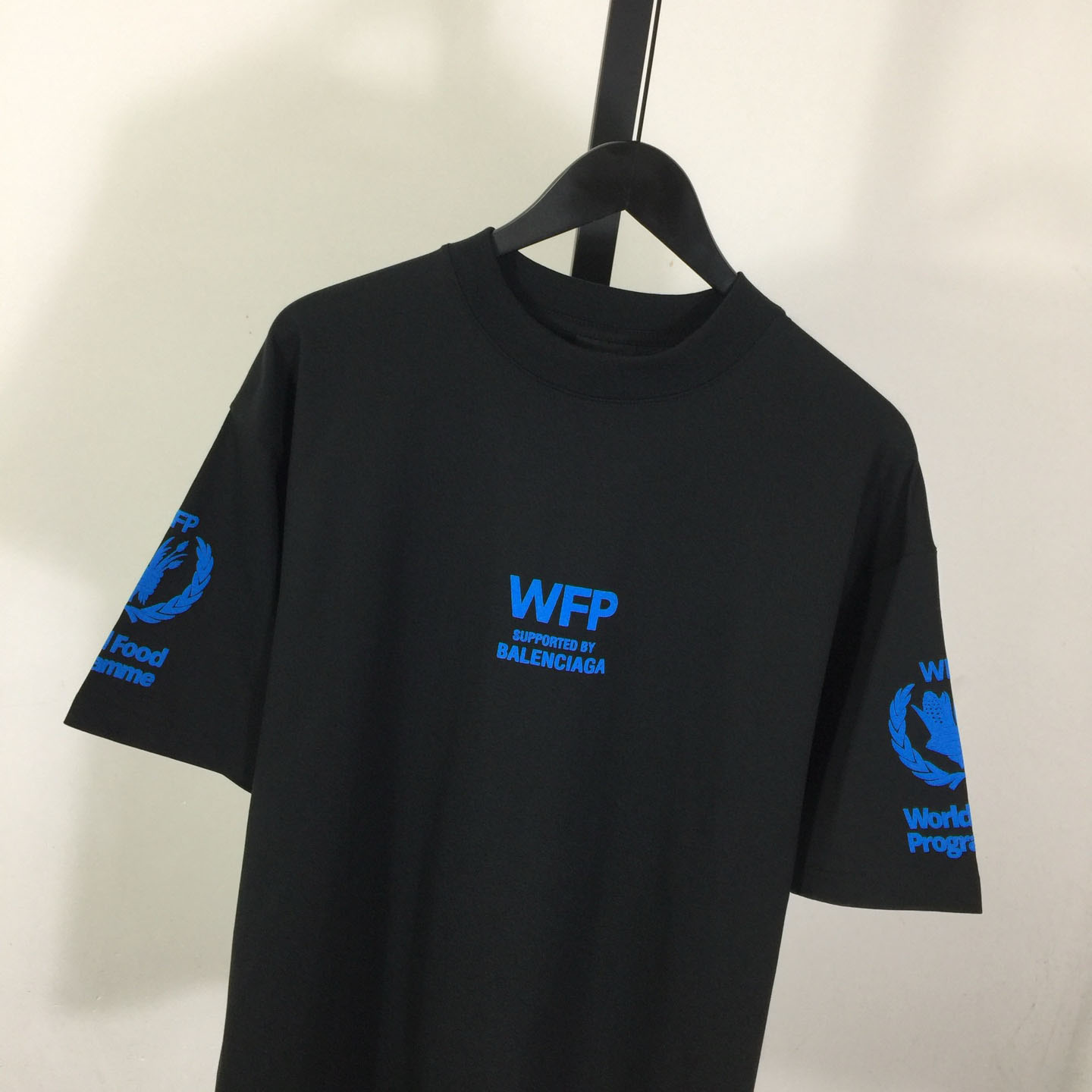 Balenciaga Cotton WFP Oversized Logo T-Shirt - FashionPlug