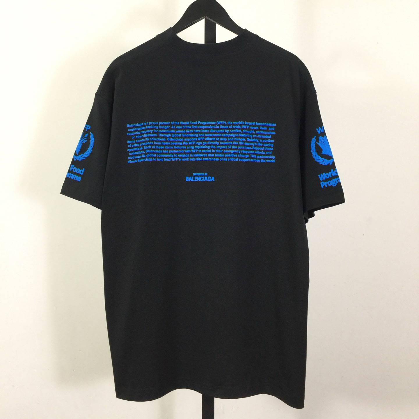 Balenciaga Cotton WFP Oversized Logo T-Shirt - FashionPlug