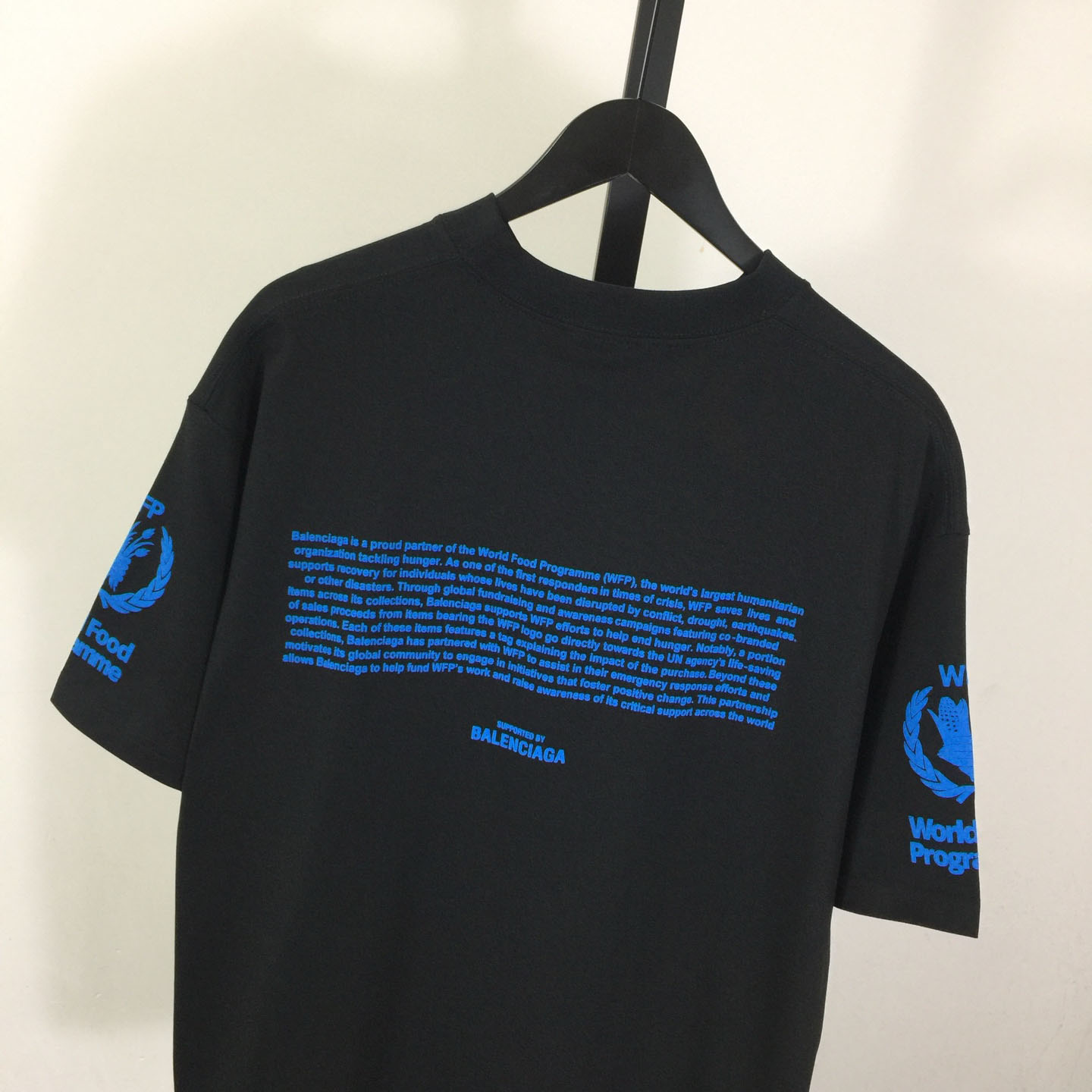 Balenciaga Cotton WFP Oversized Logo T-Shirt - FashionPlug