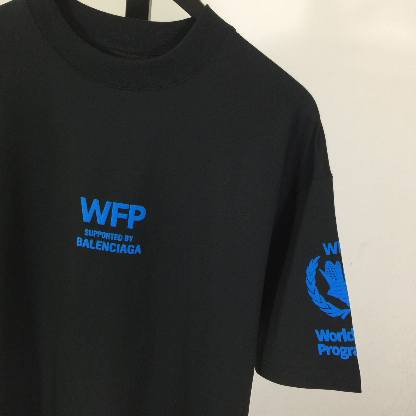Balenciaga Cotton WFP Oversized Logo T-Shirt - FashionPlug