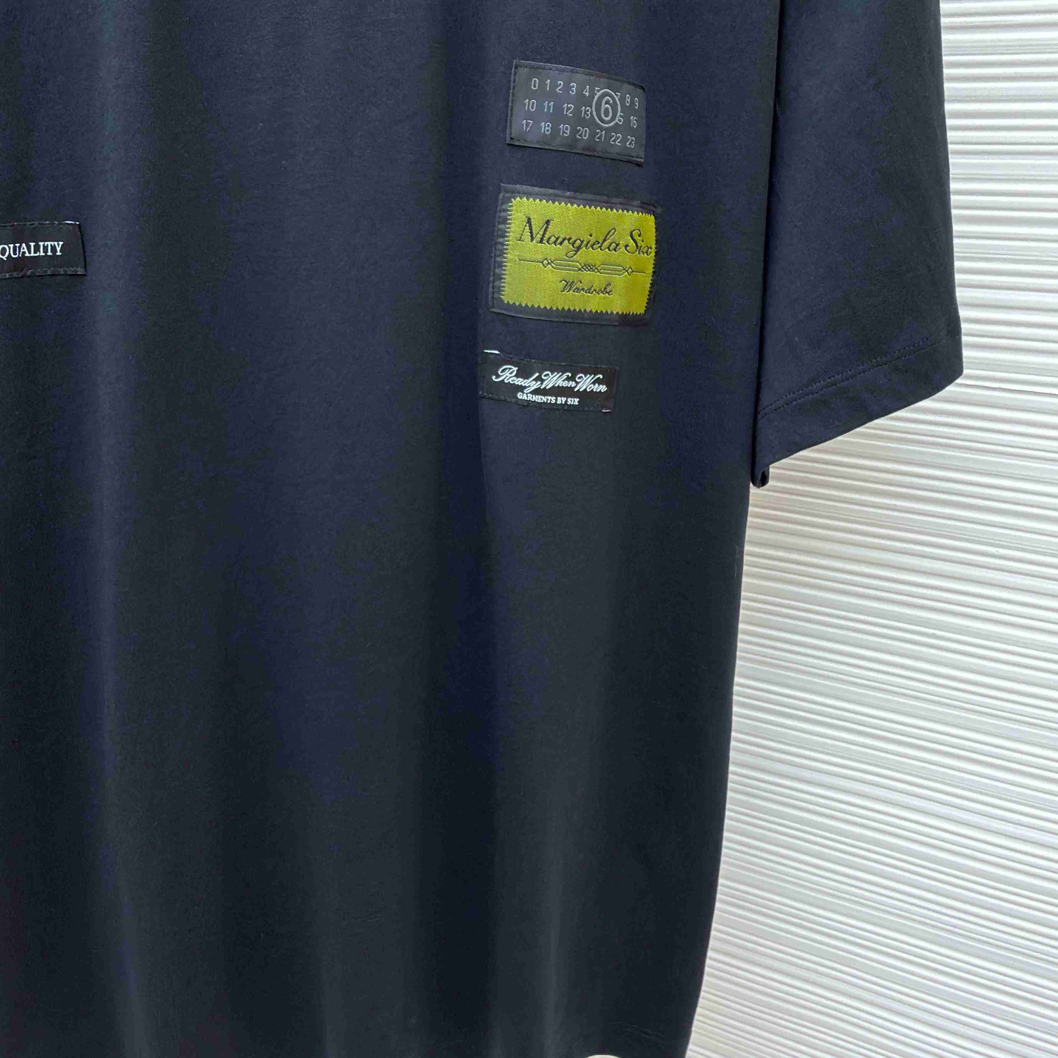 Maison Margiela Black Label Patch T-shirt - FashionPlug