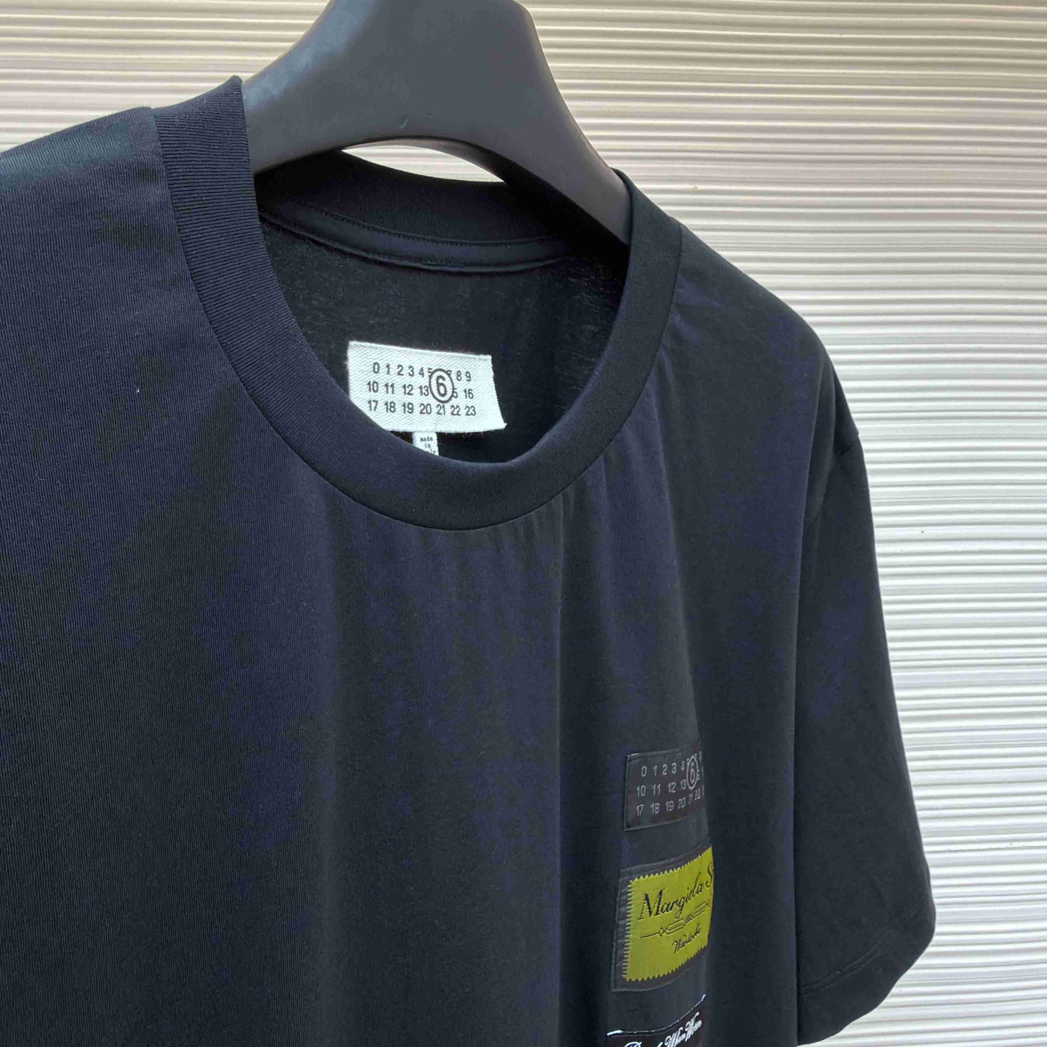 Maison Margiela Black Label Patch T-shirt - FashionPlug