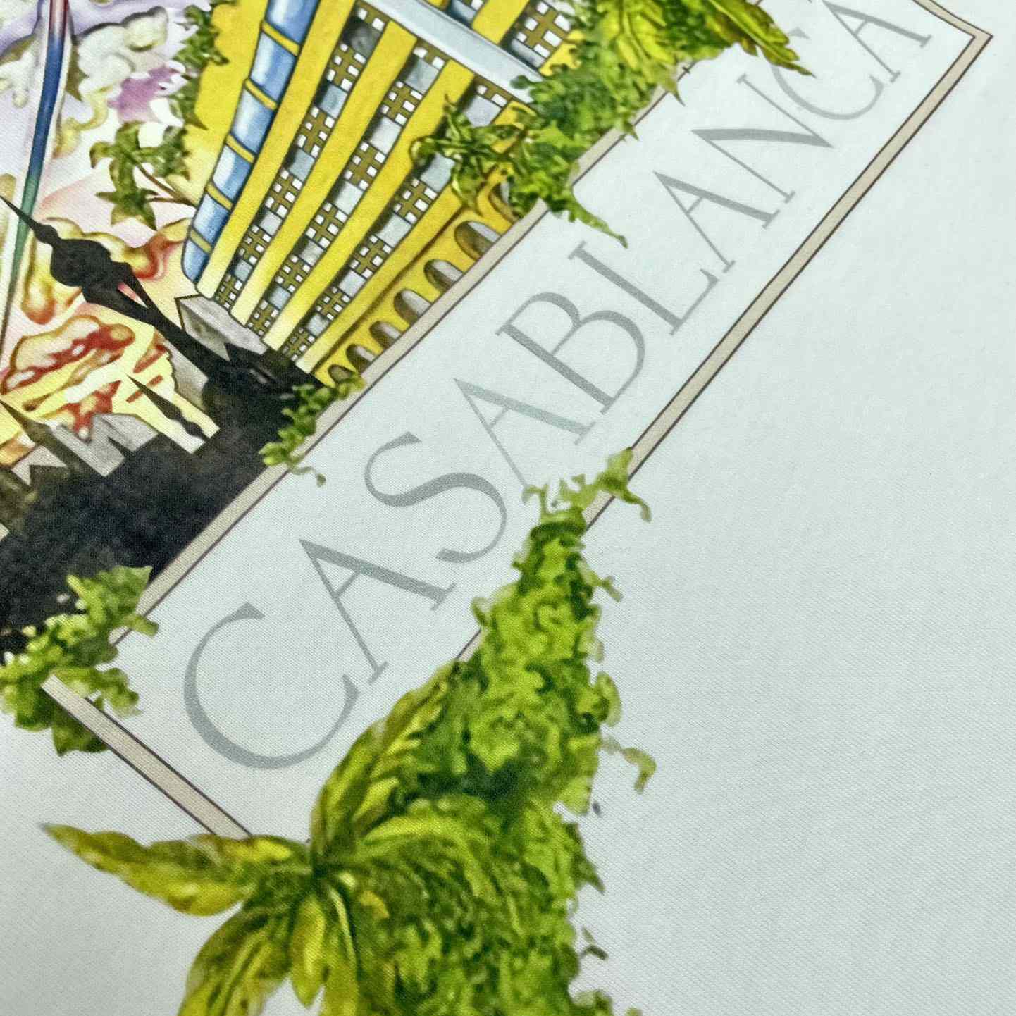 Casablanca  White Palace T-Shirt CA5029 - FashionPlug