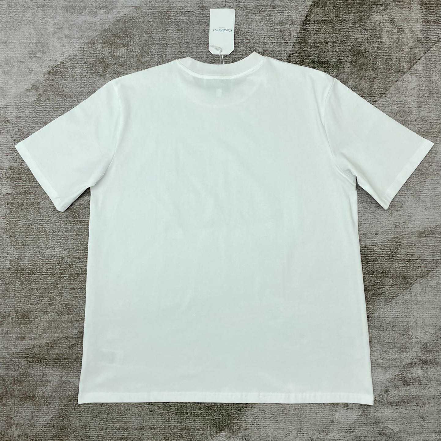 Casablanca  White Palace T-Shirt CA5029 - FashionPlug