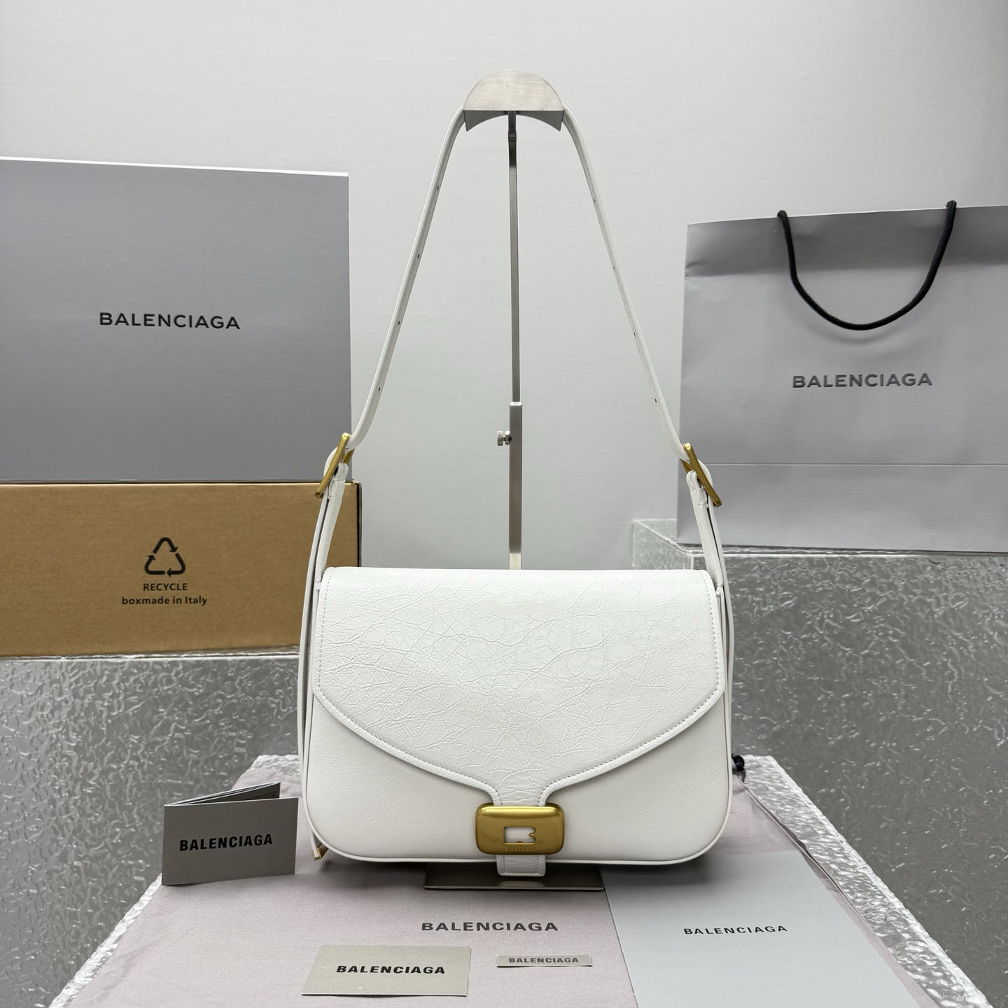 Balenciaga  Clicca Shoulder Bag - FashionPlug