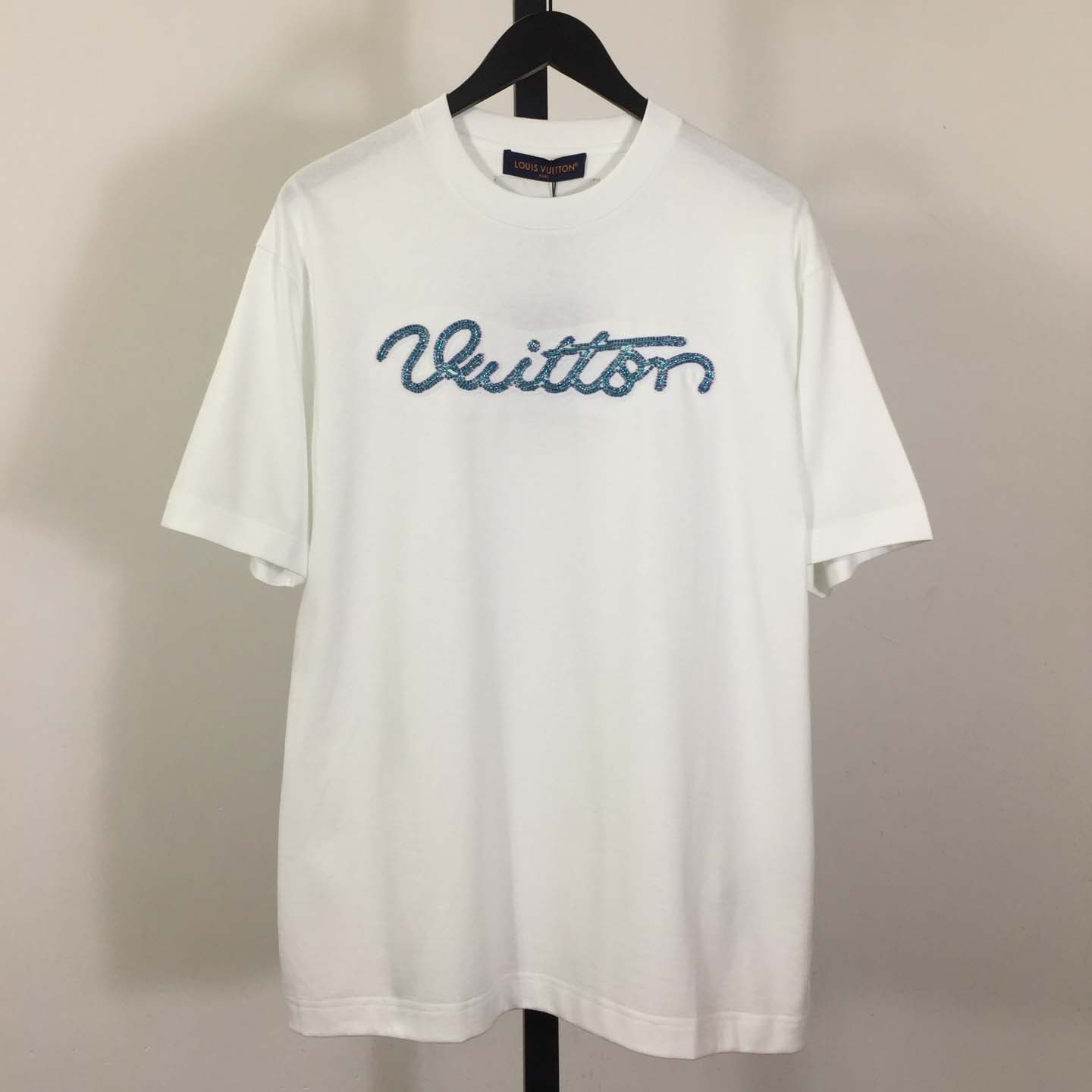 Louis Vuitton Logo Cotton T-Shirt  - FashionPlug