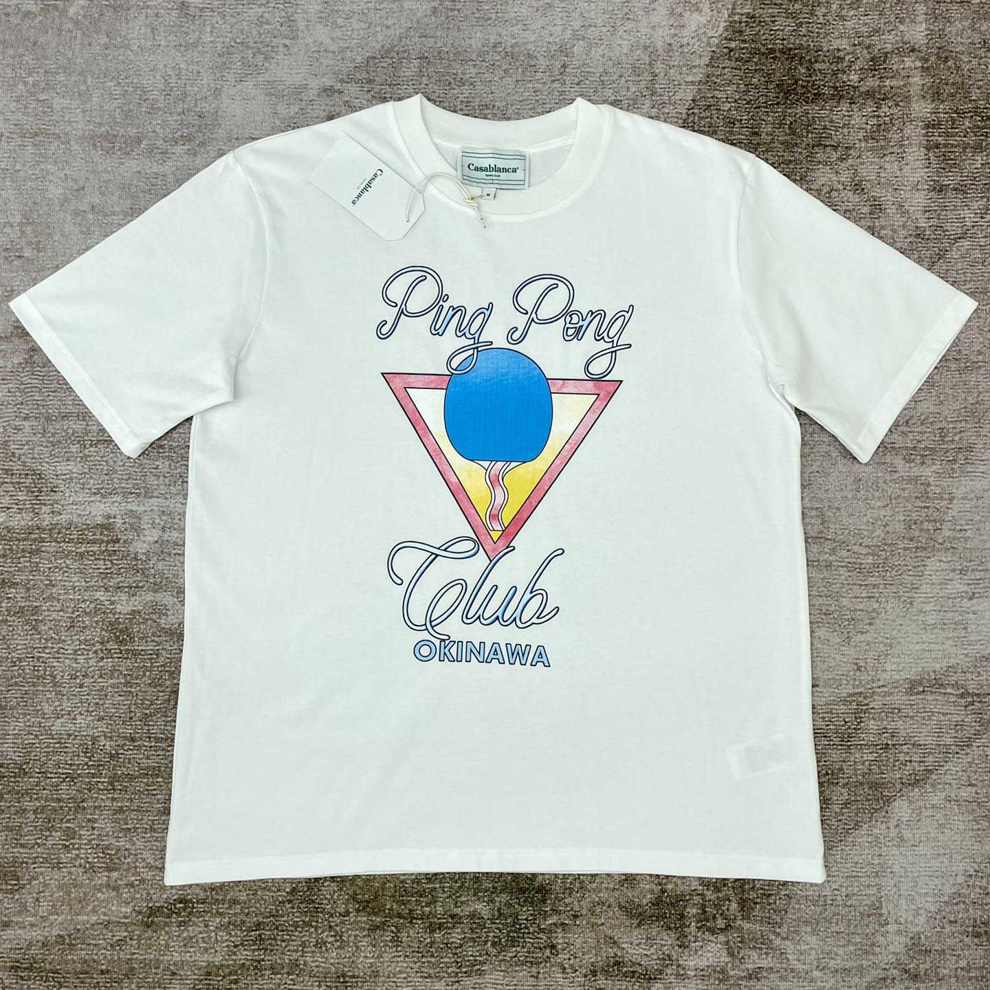 Casablanca Ping Pong Club Okinawa Tee CA5014 - FashionPlug