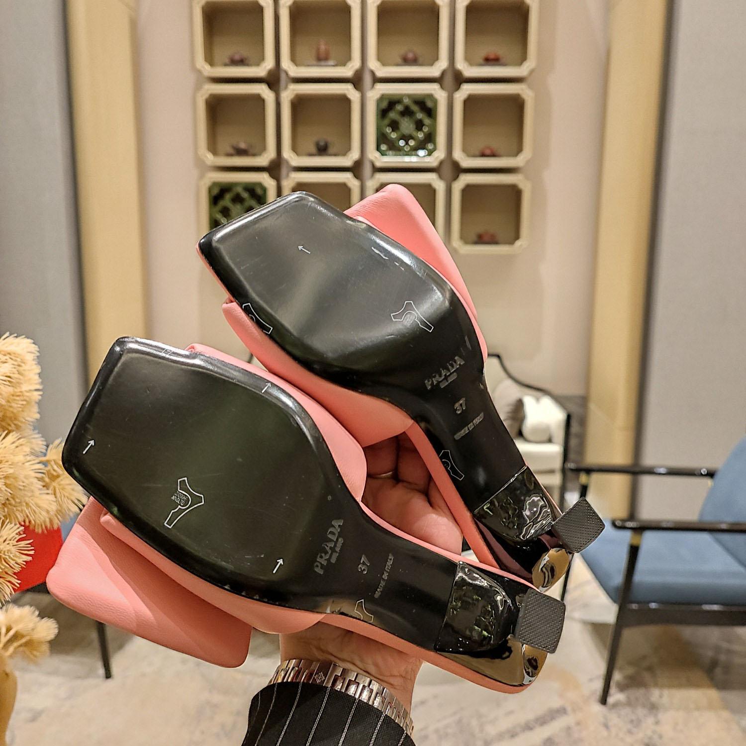 Prada Soft Padded Nappa Sandals - FashionPlug