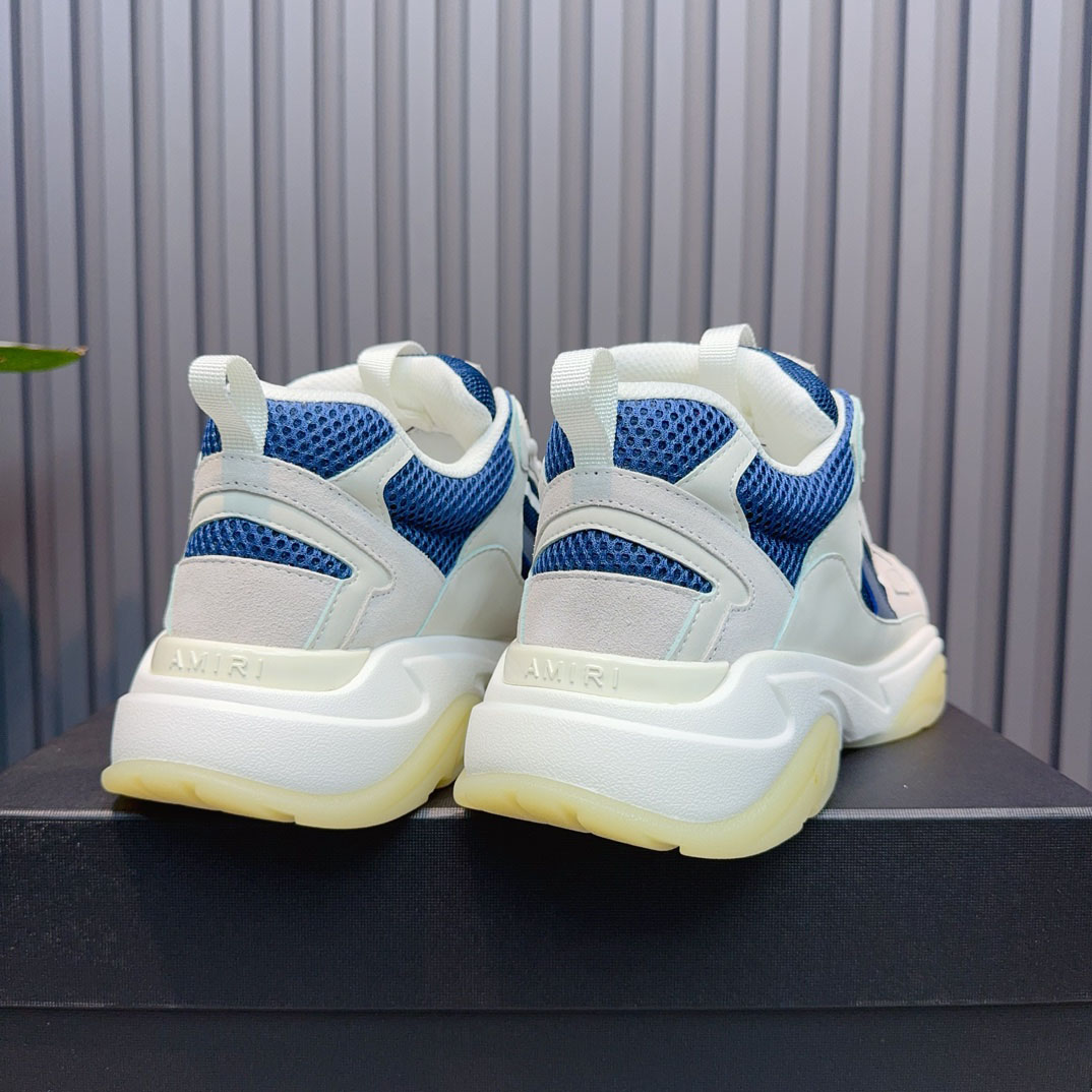 Amiri Bone Runner 'White Teal' - FashionPlug