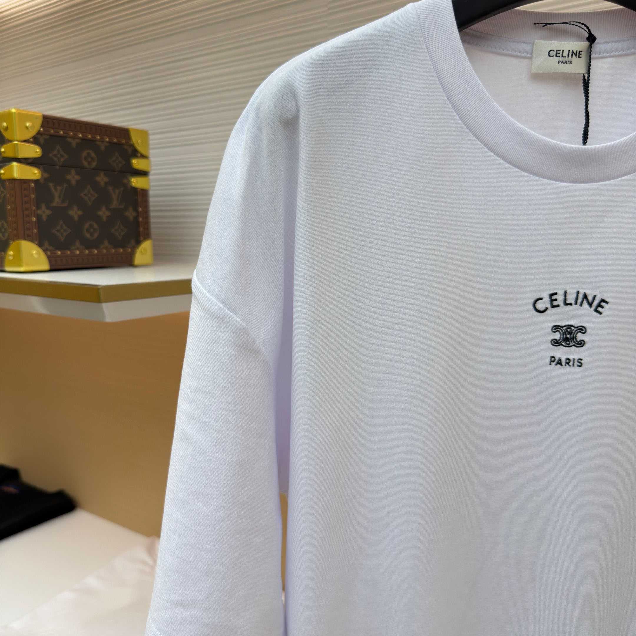 Celine   T-shirt IN Cotton Jersey - FashionPlug