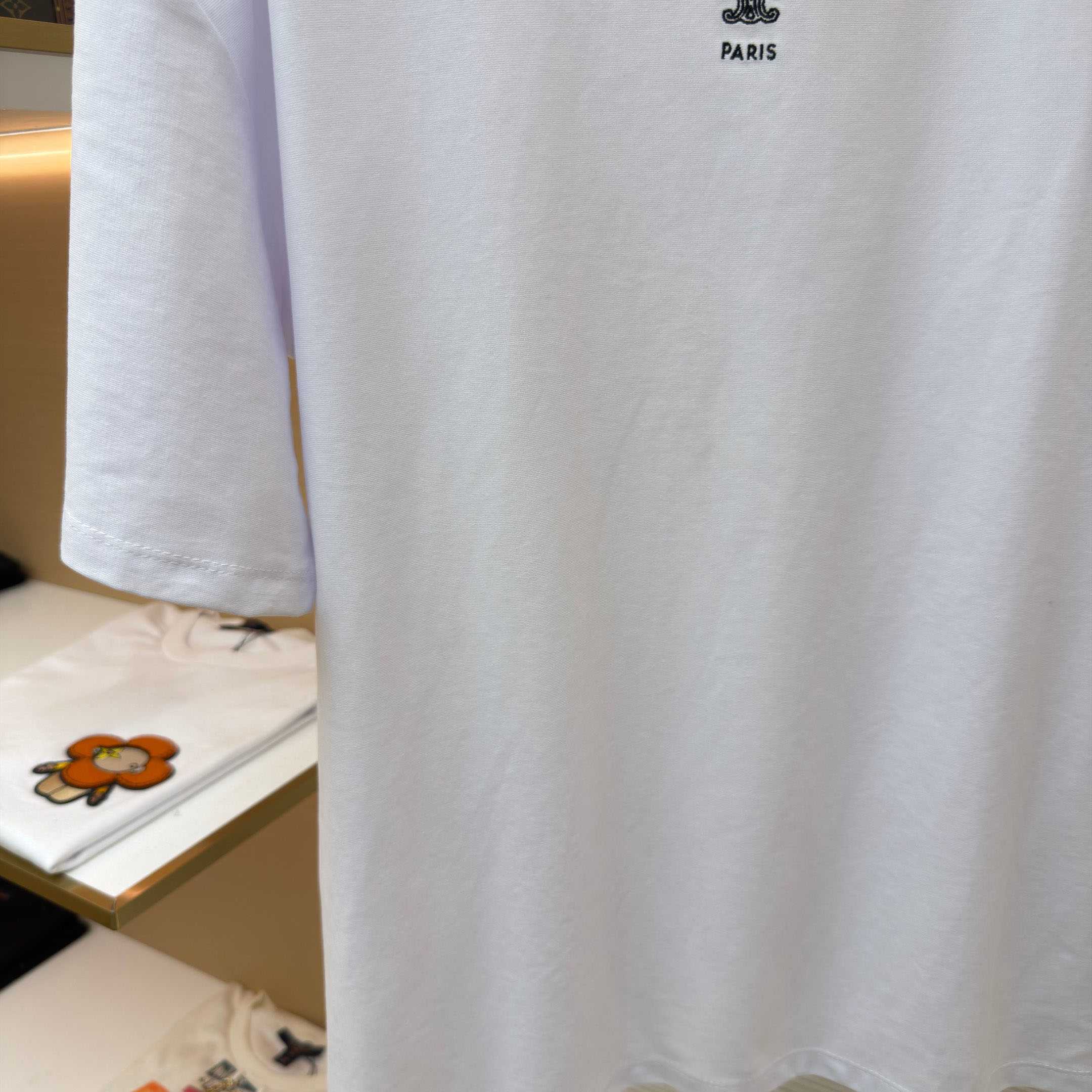 Celine   T-shirt IN Cotton Jersey - FashionPlug