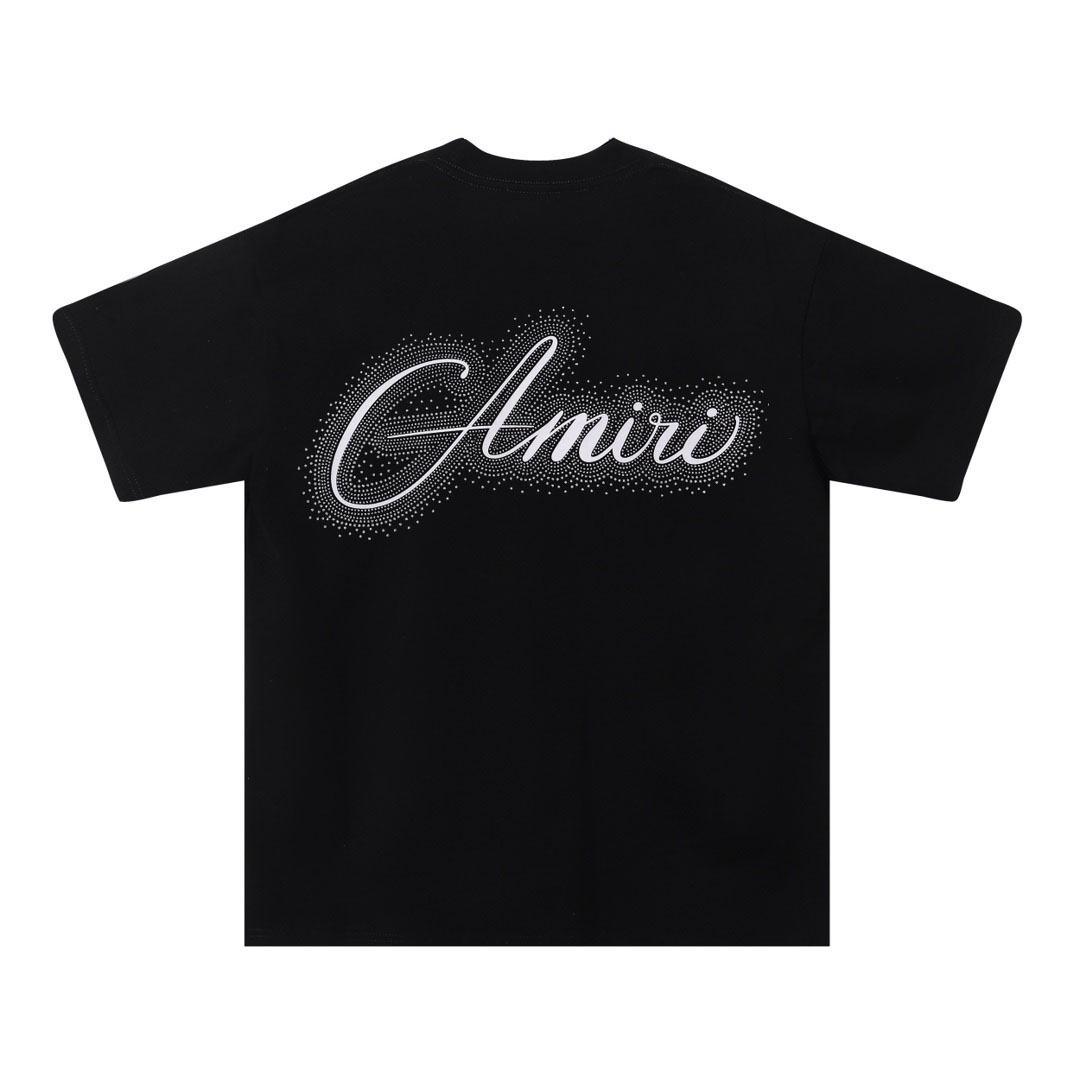 Amiri Crystal Script Tee - FashionPlug