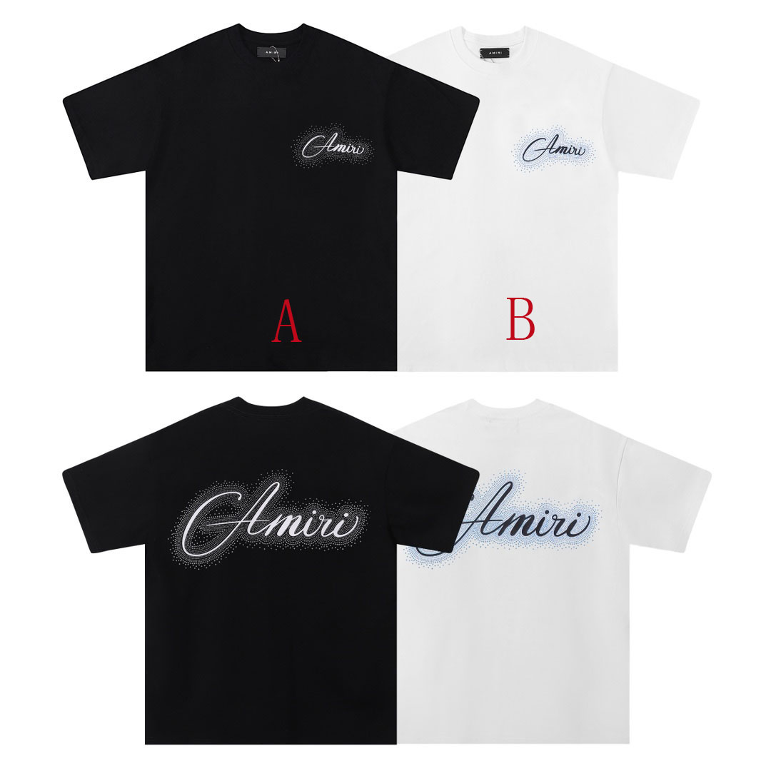 Amiri Crystal Script Tee - FashionPlug