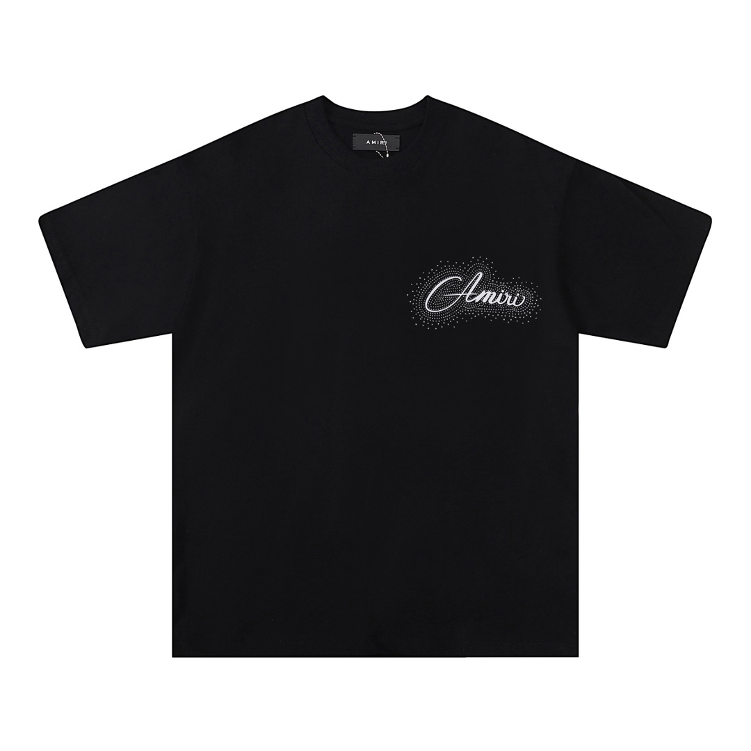 Amiri Crystal Script Tee - FashionPlug