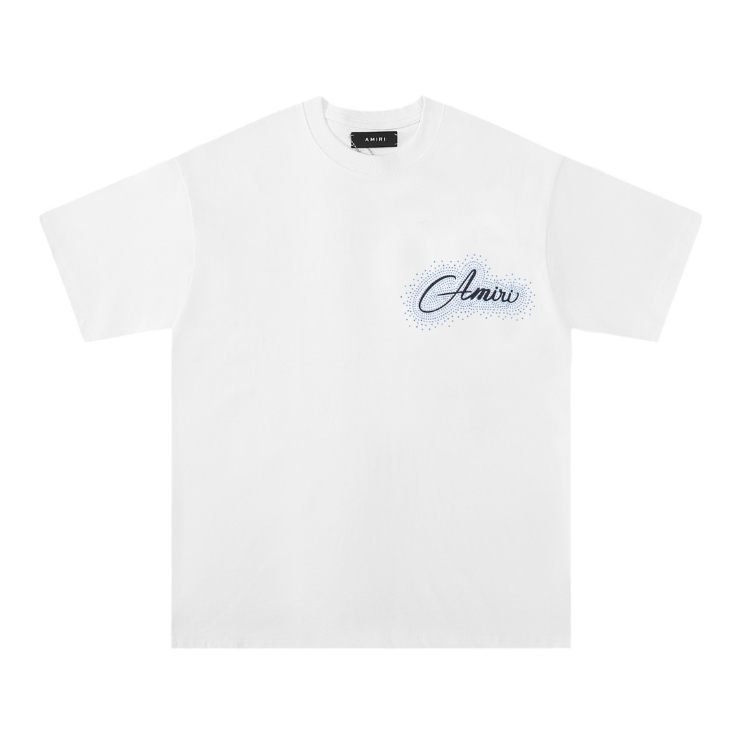 Amiri Crystal Script Tee - FashionPlug