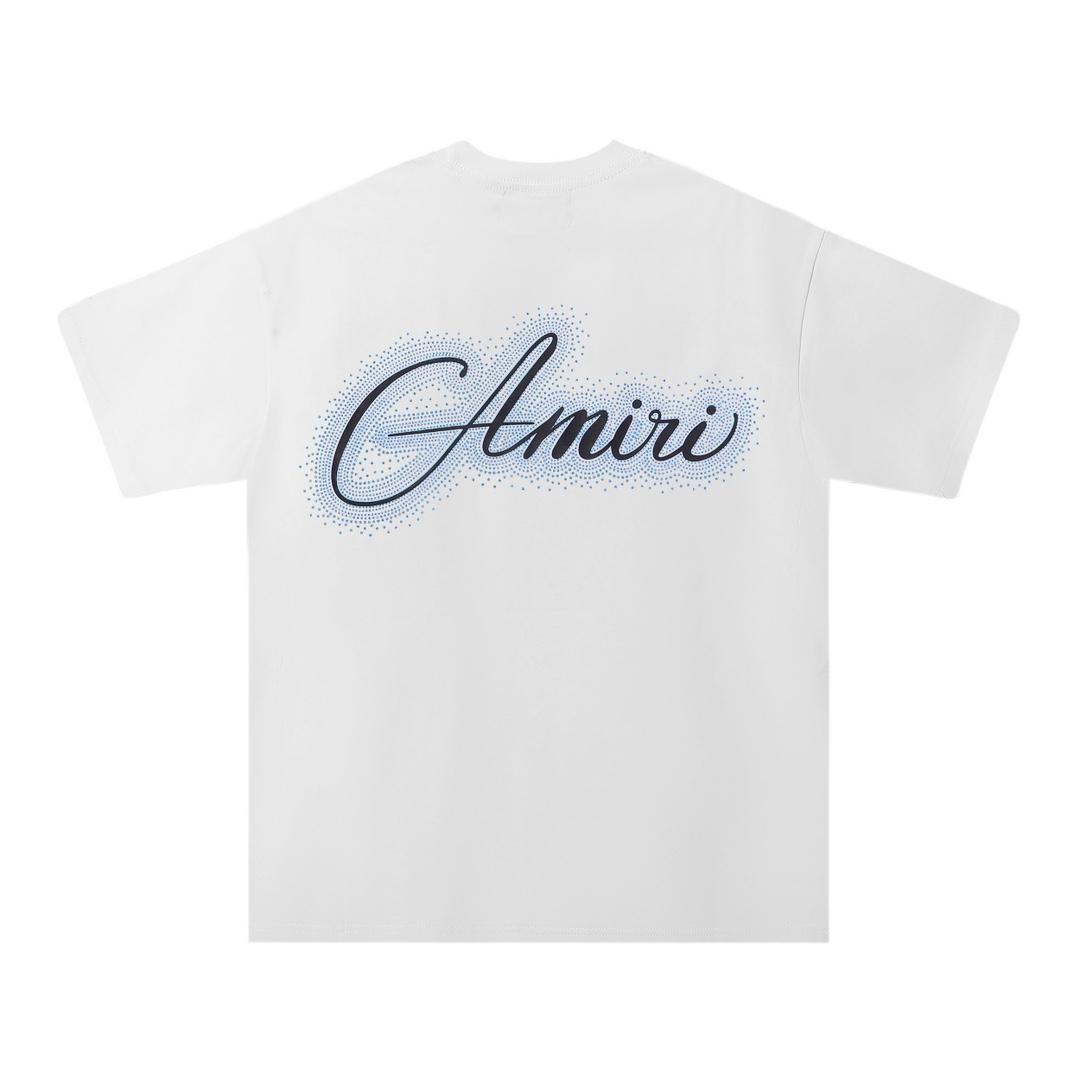 Amiri Crystal Script Tee - FashionPlug
