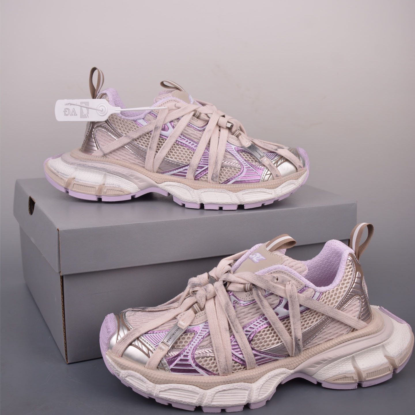 Balenciaga 3XL Extreme Laces B Sneaker - FashionPlug