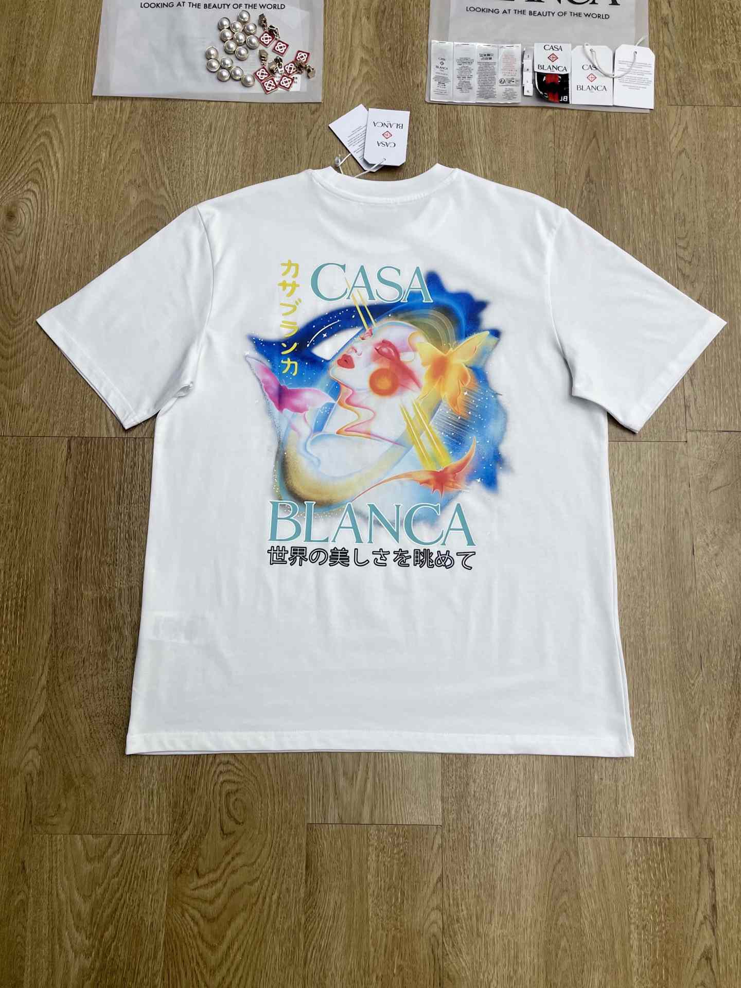 Casablanca Galactic Connection T-Shirt  C1041 - FashionPlug