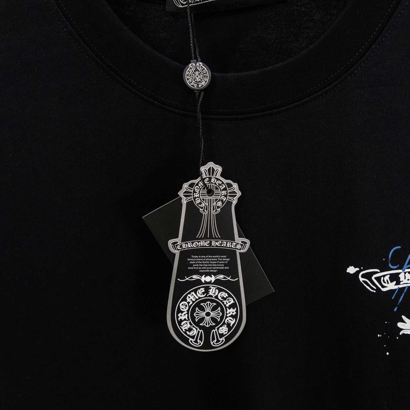 Chrome Hearts Cross-printed horseshoe T-shirt  'Black' - FashionPlug