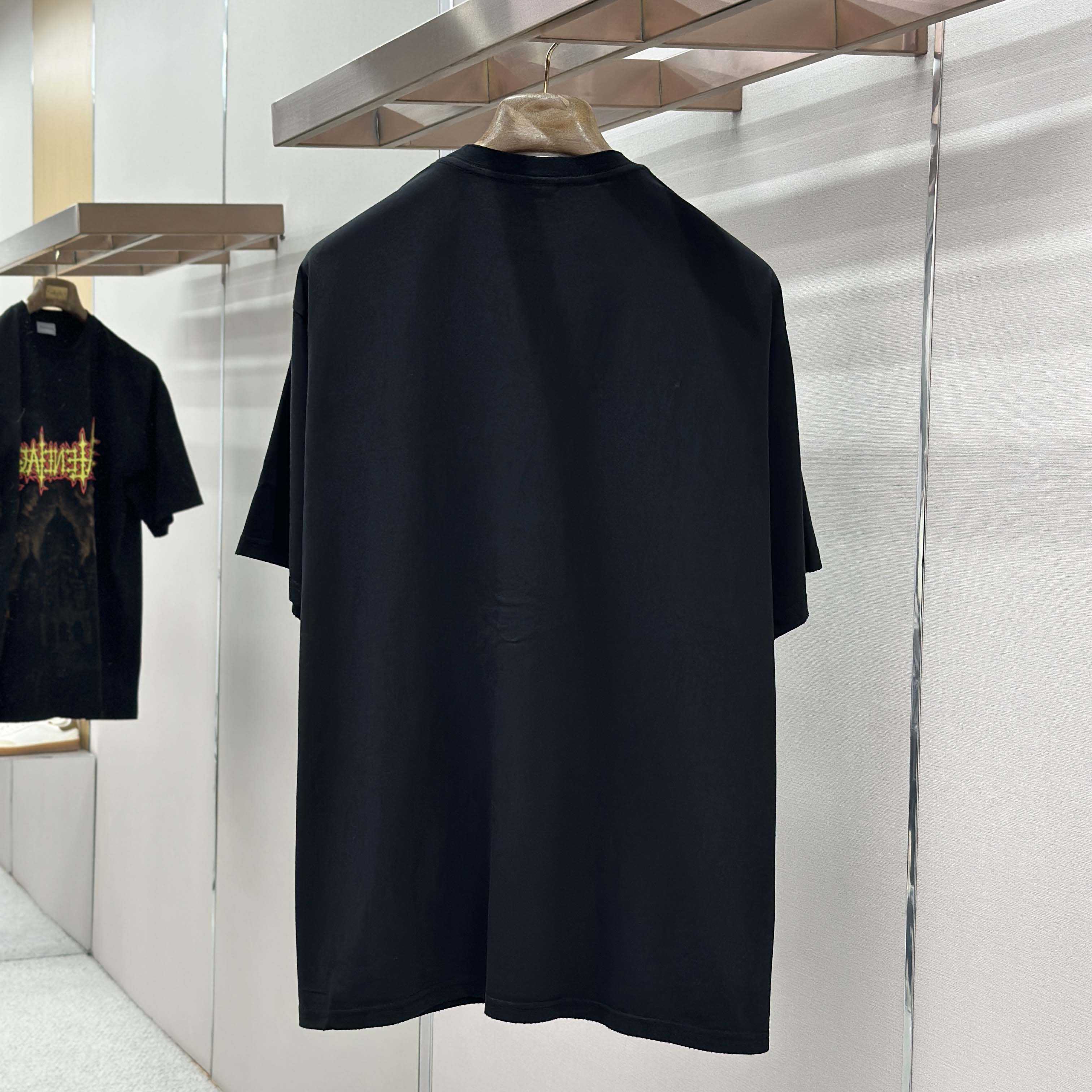 Balenciaga Paris Thunderstorm Oversized T-Shirt  - FashionPlug