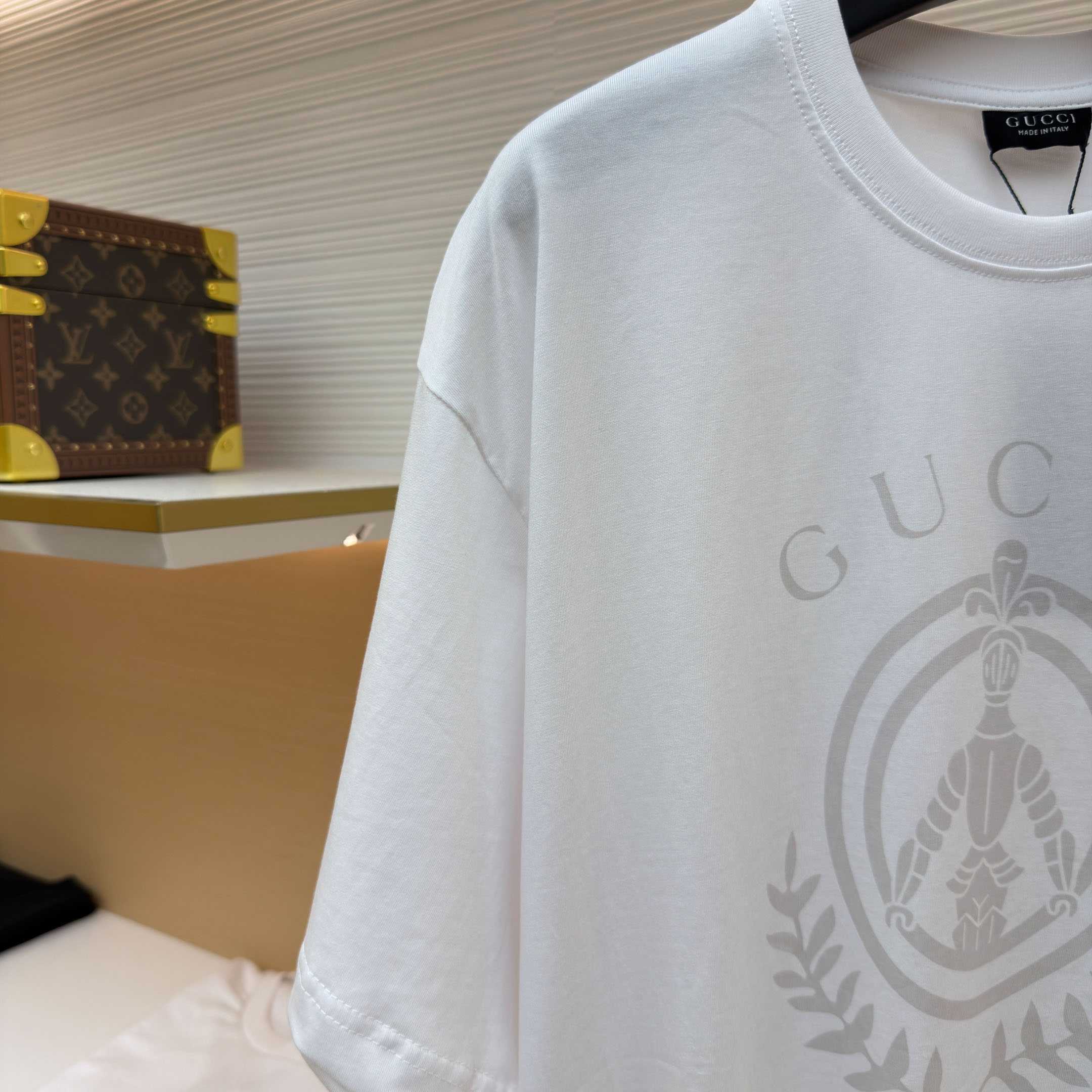 Gucci Cotton Jersey T-shirt With Print - FashionPlug