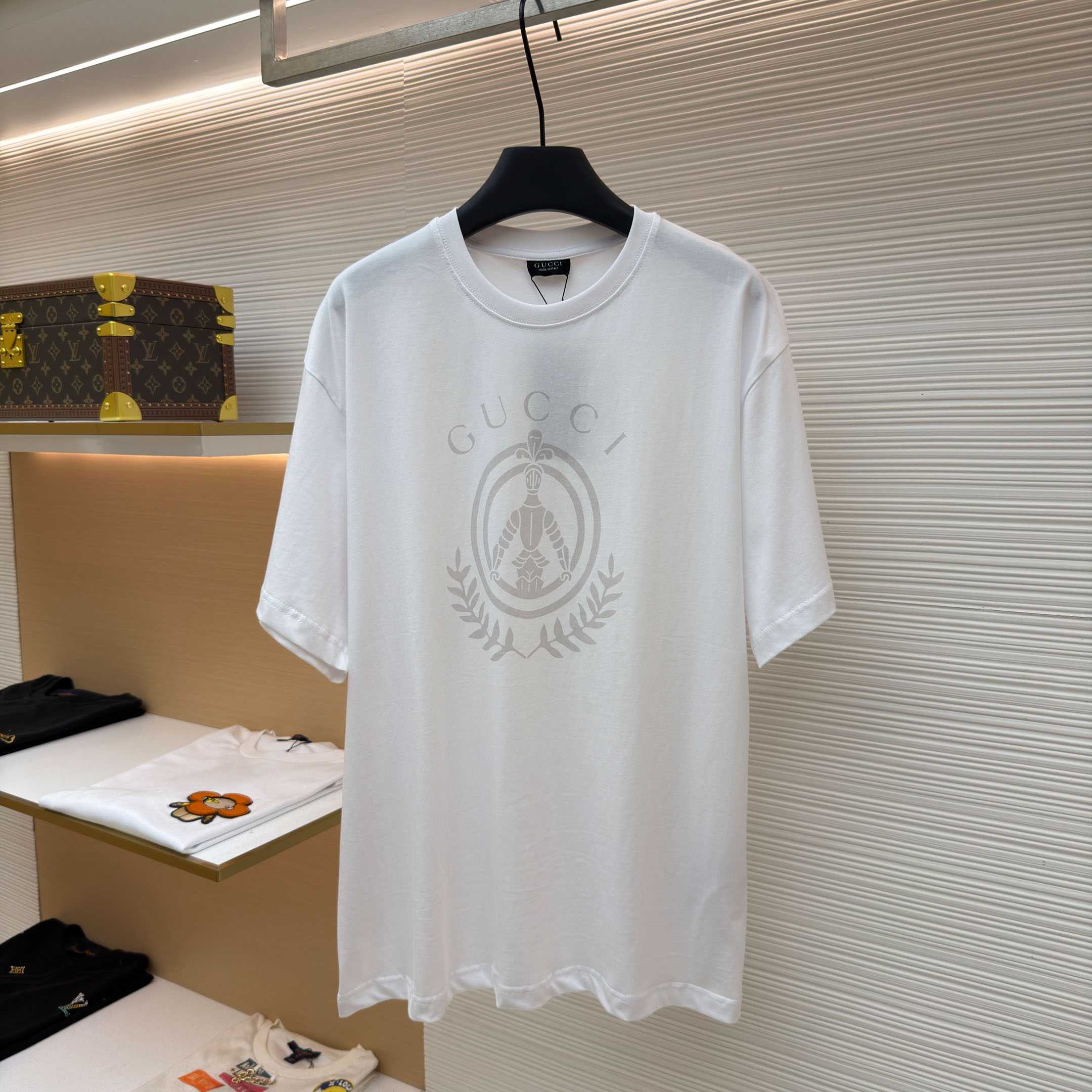 Gucci Cotton Jersey T-shirt With Print - FashionPlug