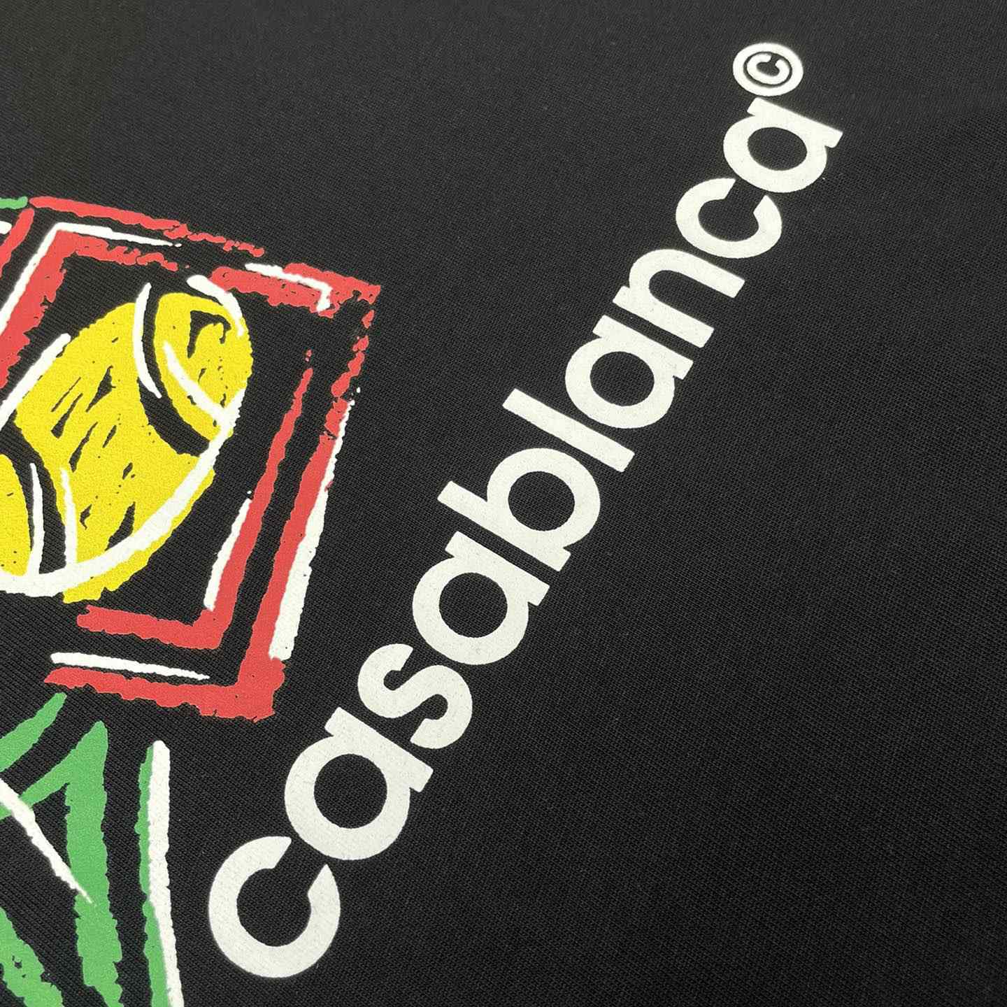 Casablanca Screen Printed T-Shirt 'Croquis De Tennis' C899 - FashionPlug