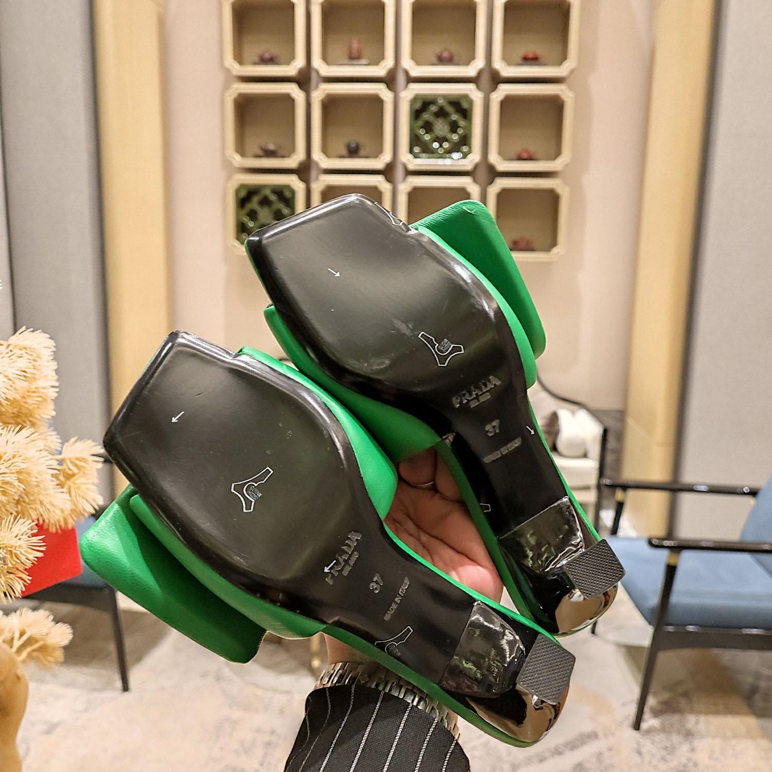 Prada Soft Padded Nappa Sandals - FashionPlug
