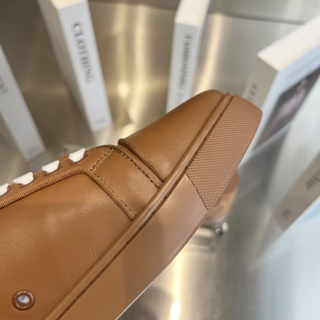 Christian Louboutin Fun Vieira Leather Sneakers - FashionPlug