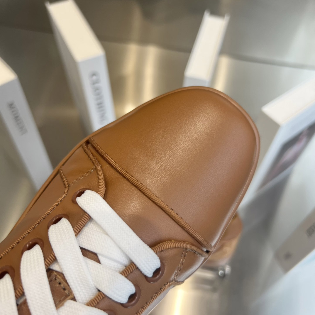 Christian Louboutin Fun Vieira Leather Sneakers - FashionPlug