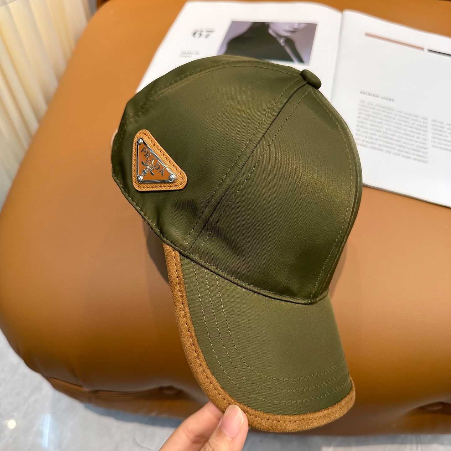 Prada Re-Nylon Baseball Cap - FashionPlug