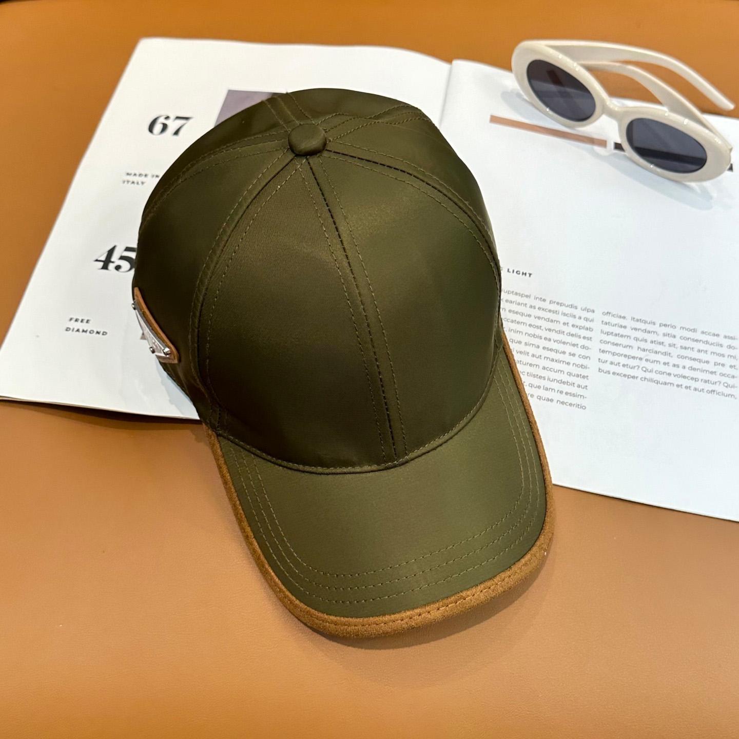 Prada Re-Nylon Baseball Cap - FashionPlug