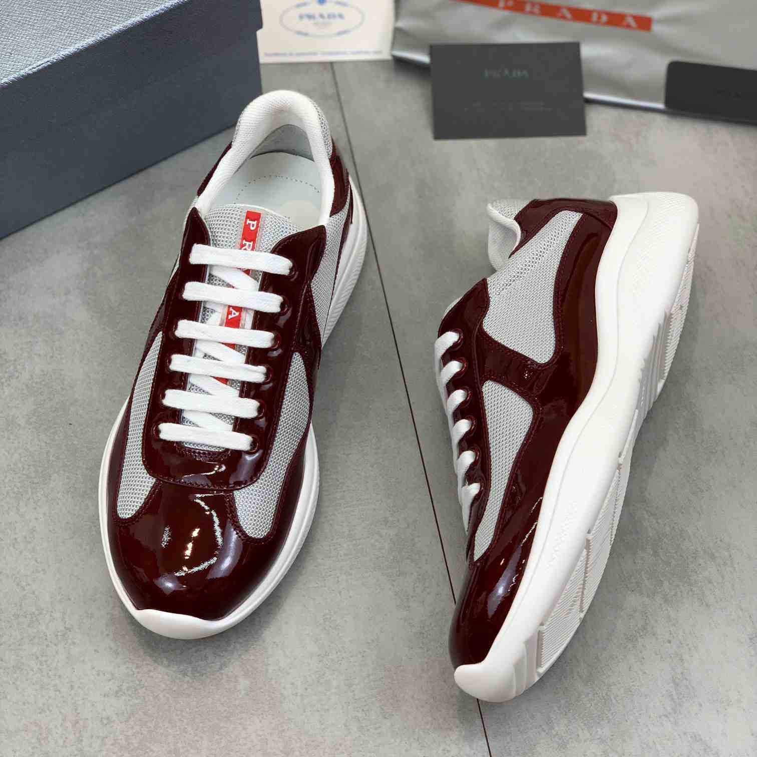 Prada America's Cup Sneakers - FashionPlug