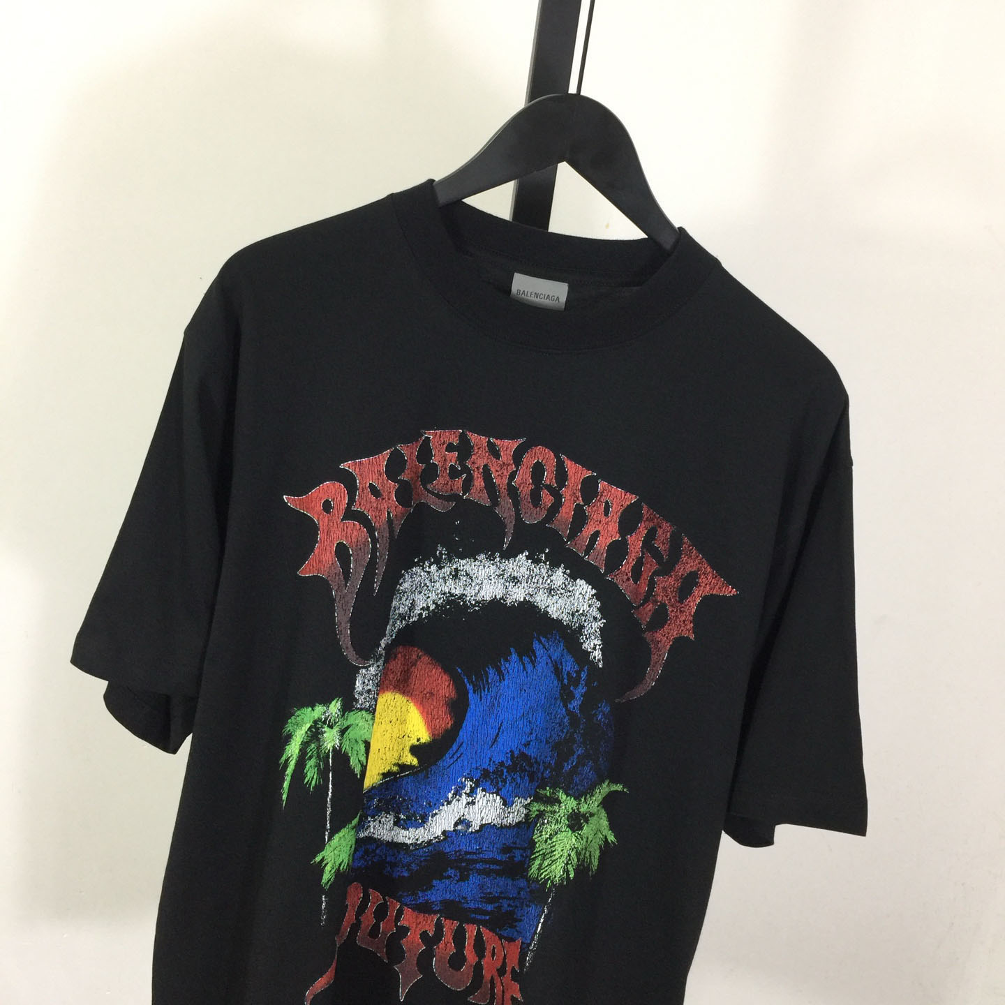 Balenciaga Vintage Surfer Oversized T-shirt  - FashionPlug