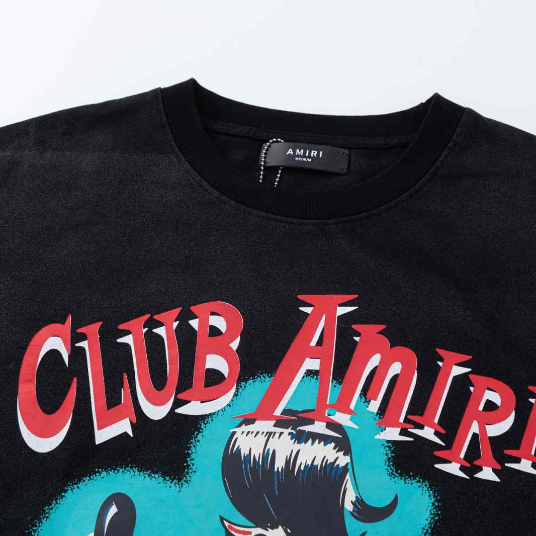 Amiri Club Amiri Wolf Oversized Tee 'Black' - FashionPlug