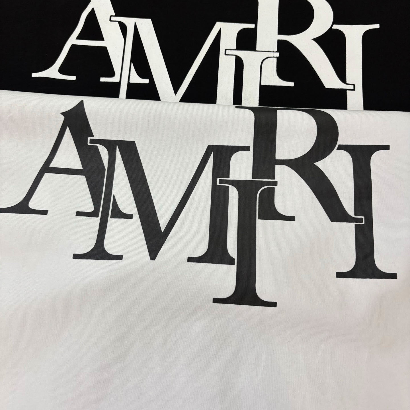 Amiri Staggered Logo Tee - FashionPlug