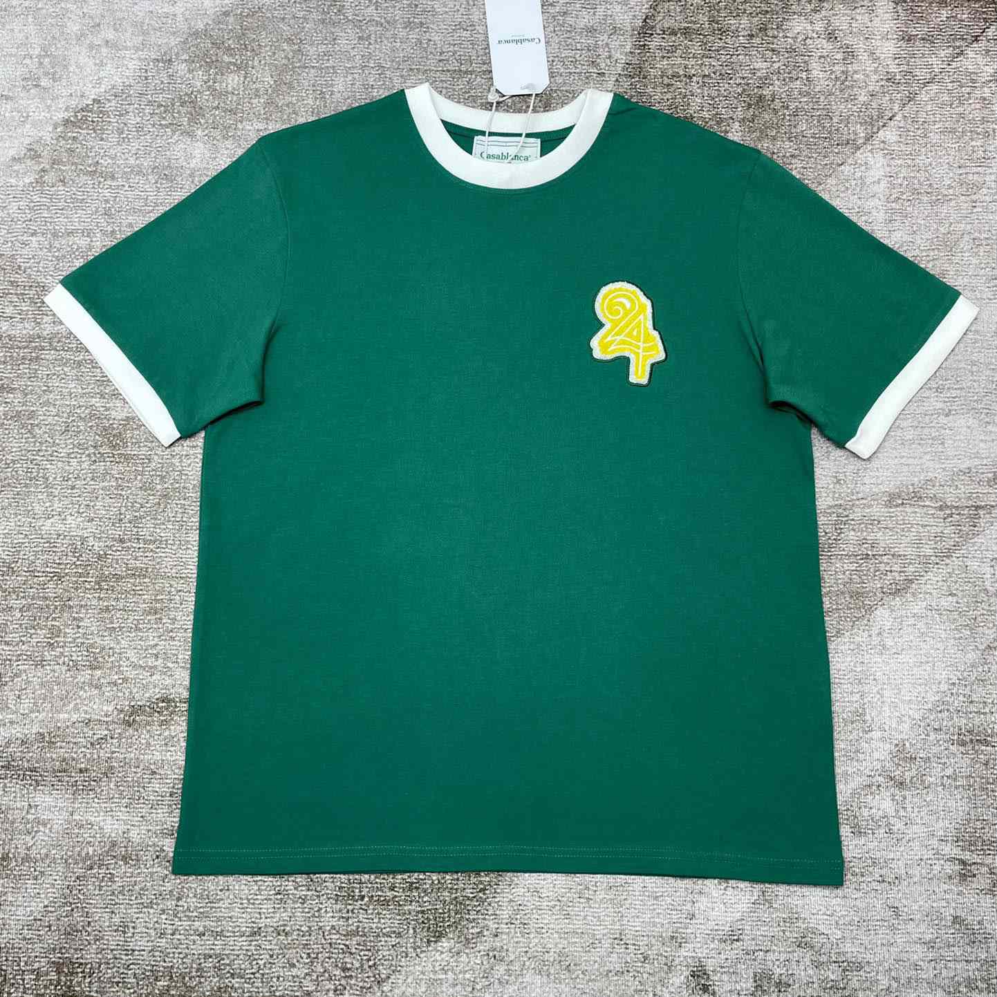 Casablanca Numeral Ringer T-Shirt C909 - FashionPlug