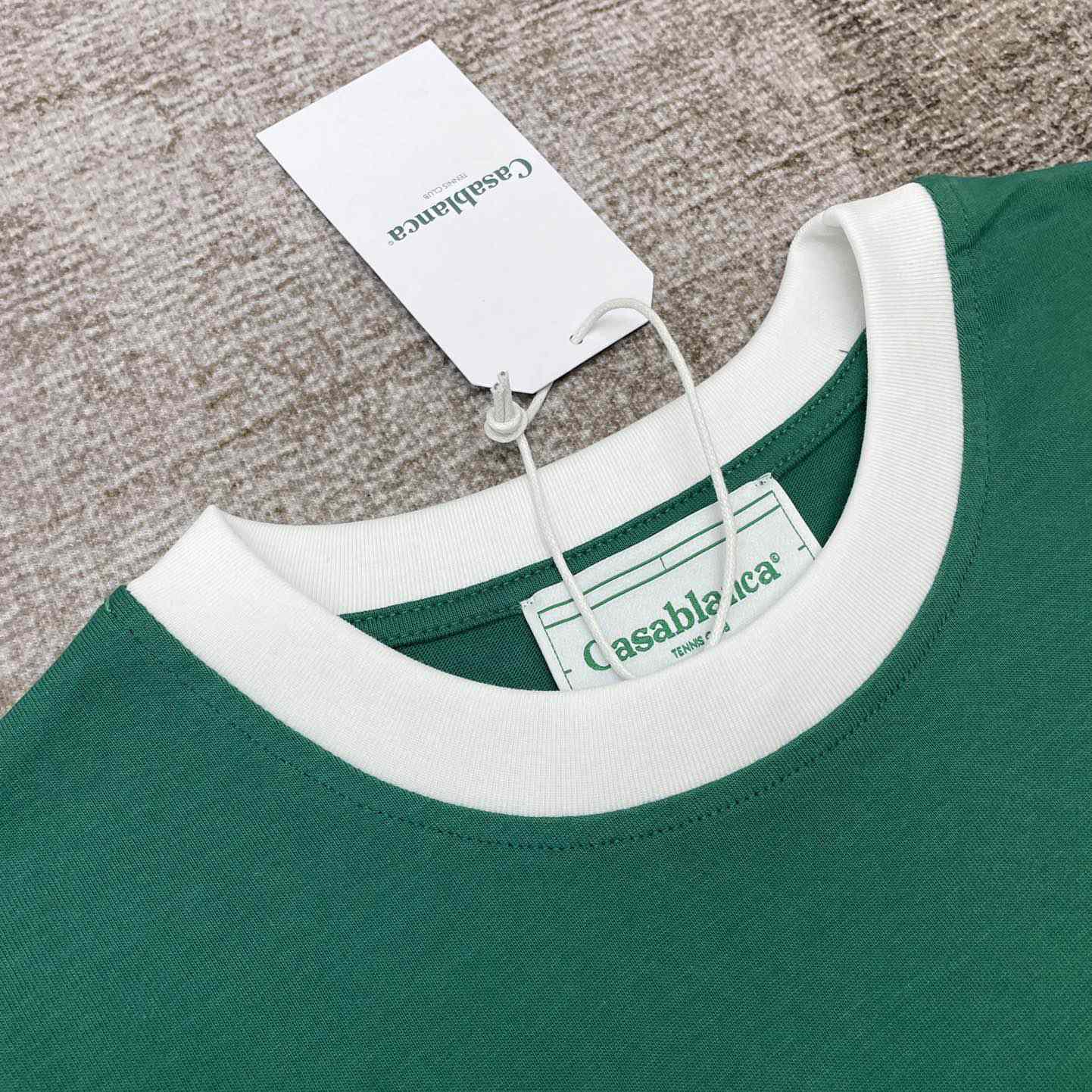 Casablanca Numeral Ringer T-Shirt C909 - FashionPlug