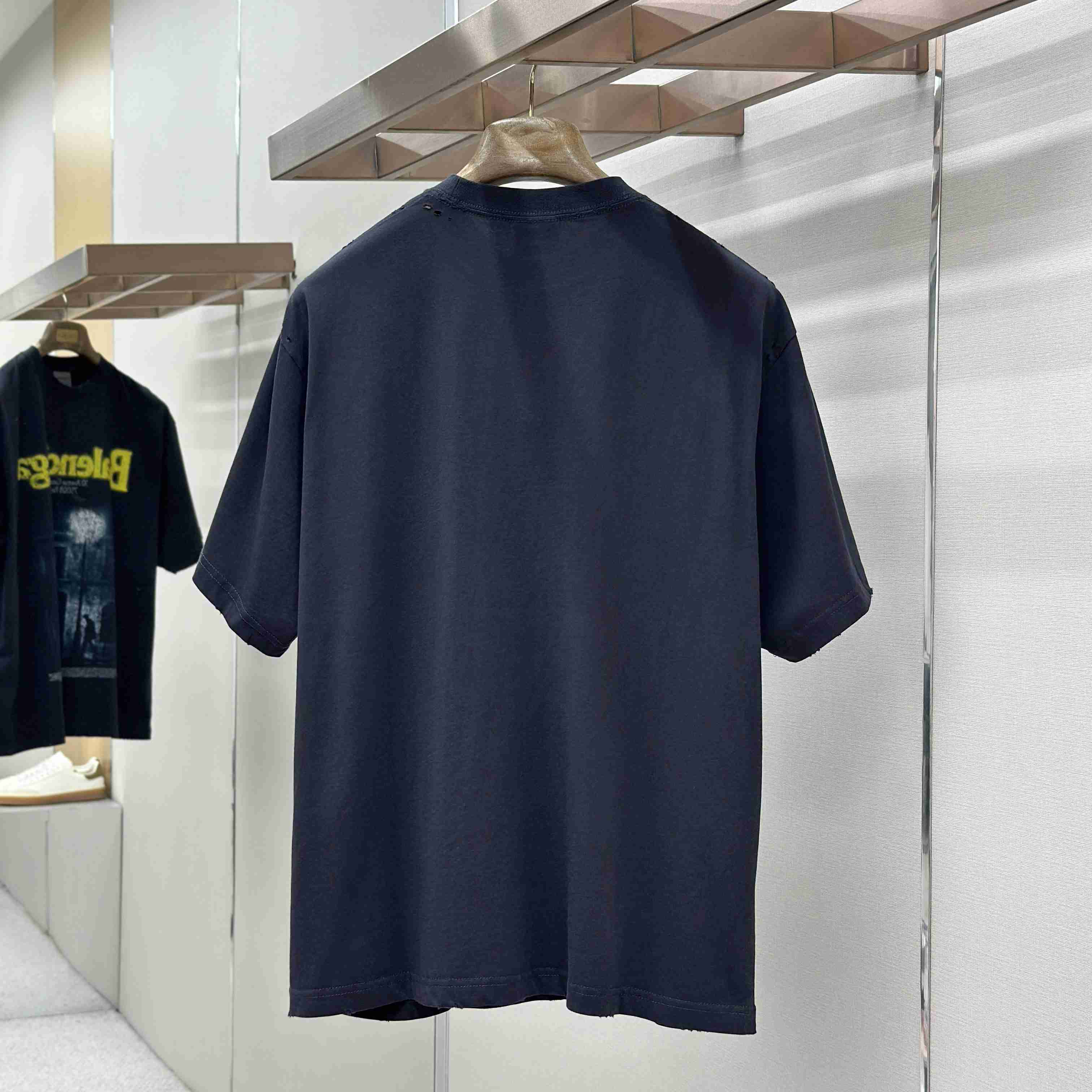 Balenciaga Printed Cotton-Jersey T-Shirt - FashionPlug