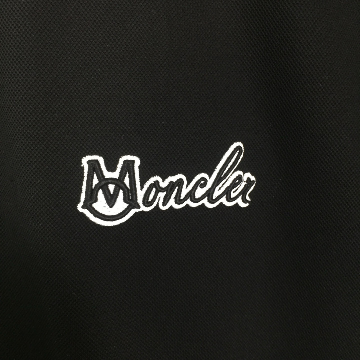 Moncler Logo-Embroidered Cotton Polo Shirt - FashionPlug